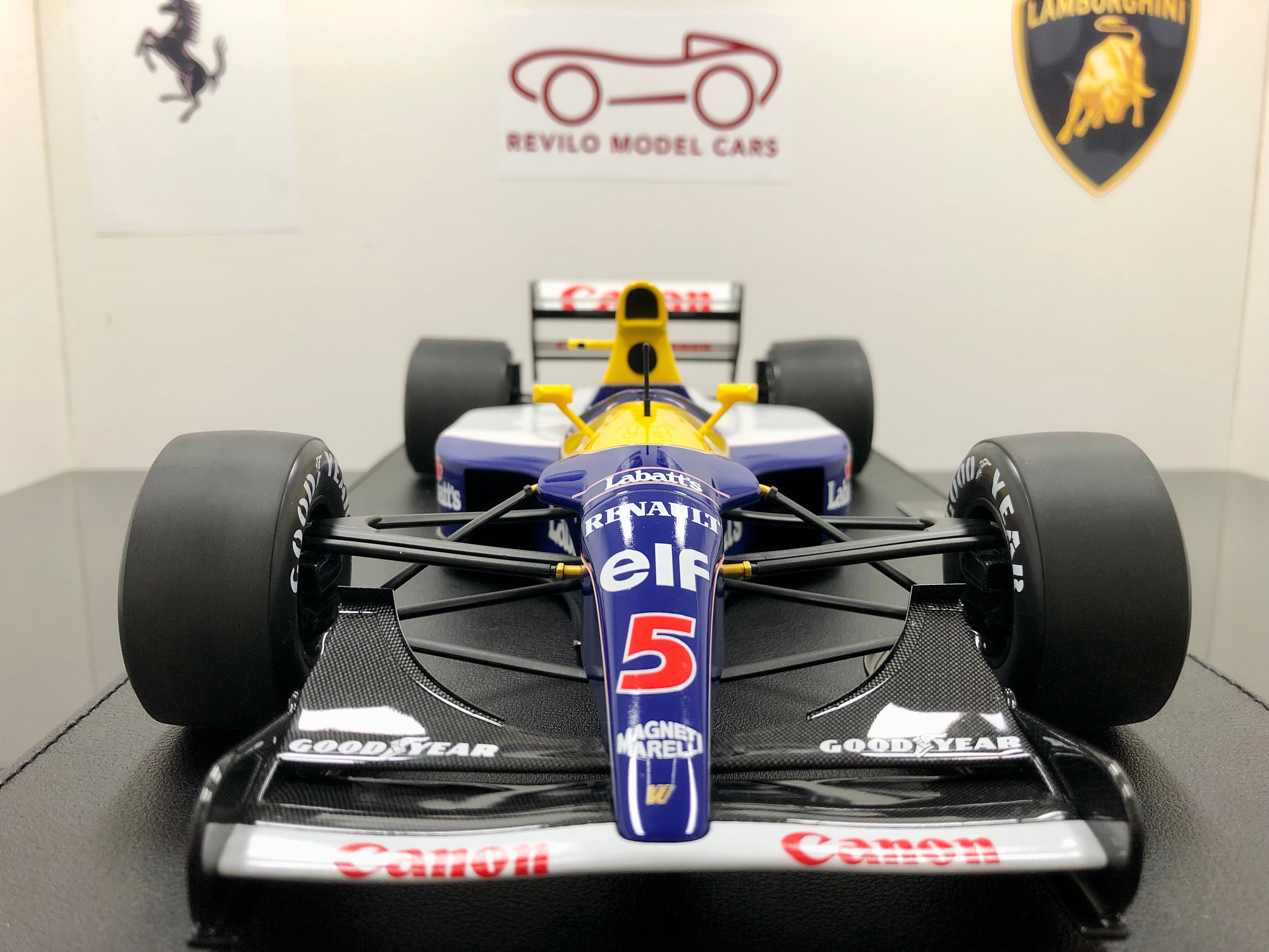 1:12 scale Williams FW14/B winner British Grand Prix 1992 Mansell