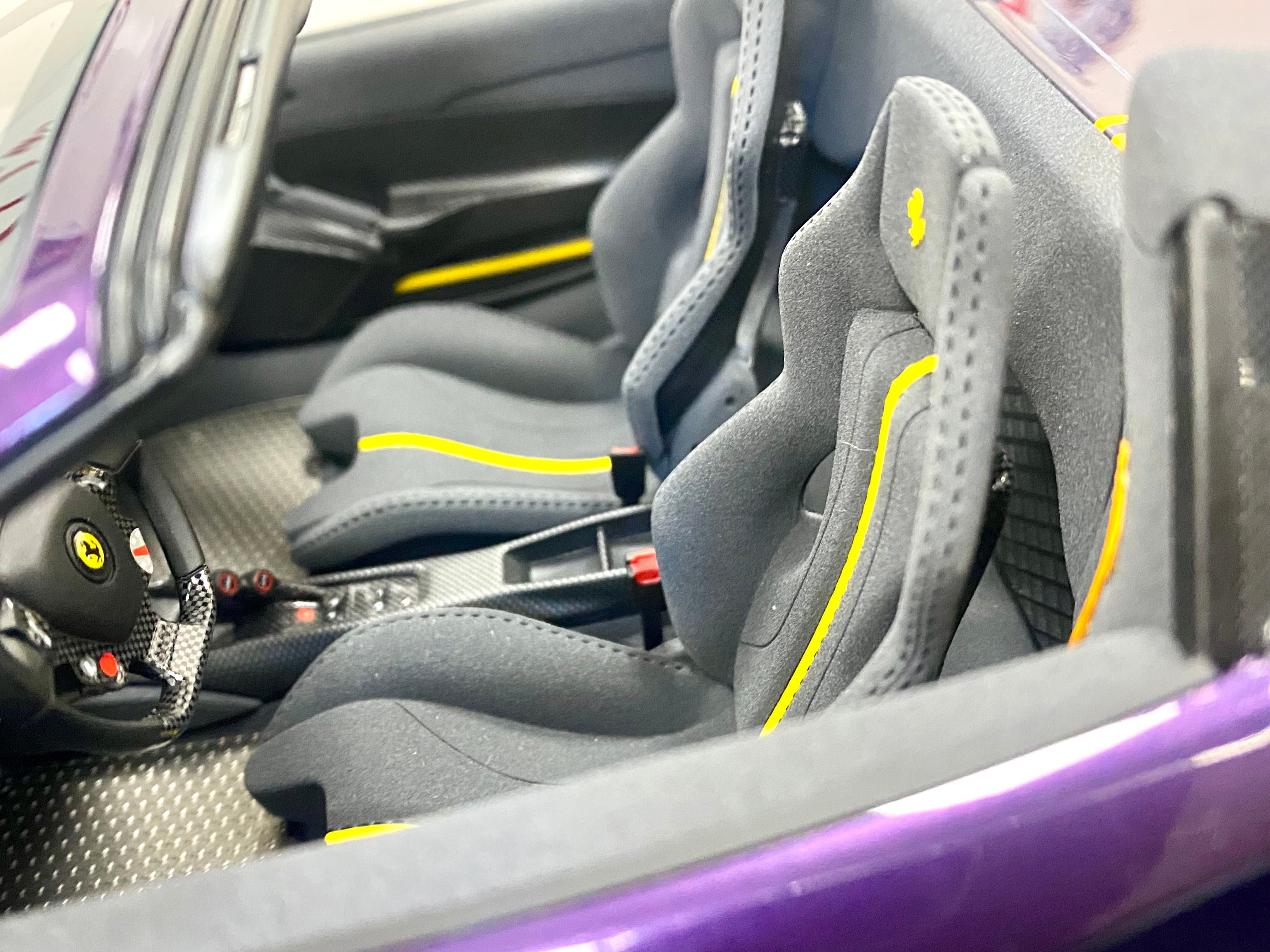 BBR Ferrari 488 Pista Spider 1:12 scale Viola Vio