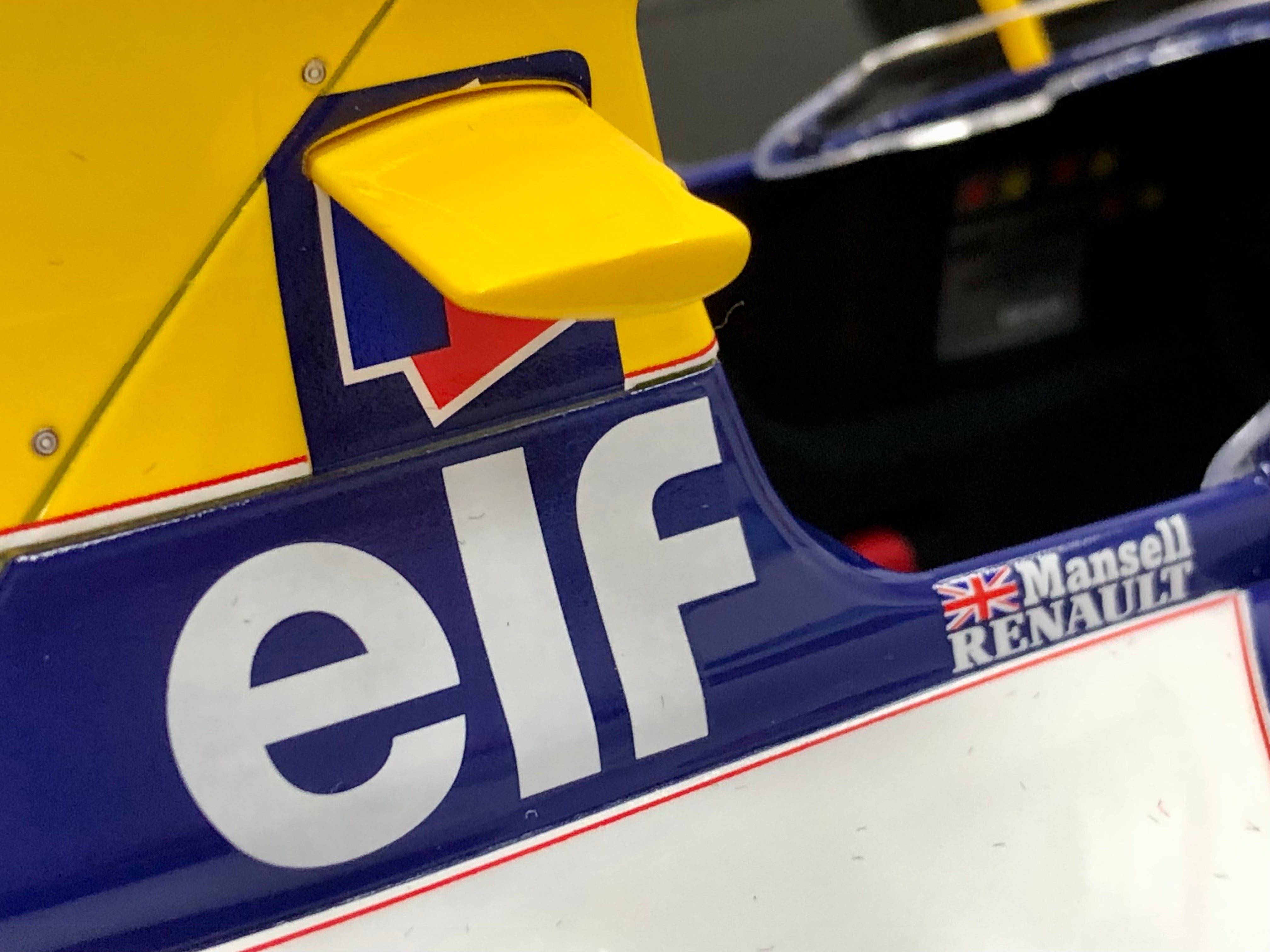 1:12 scale Williams FW14/B winner British Grand Prix 1992 Mansell