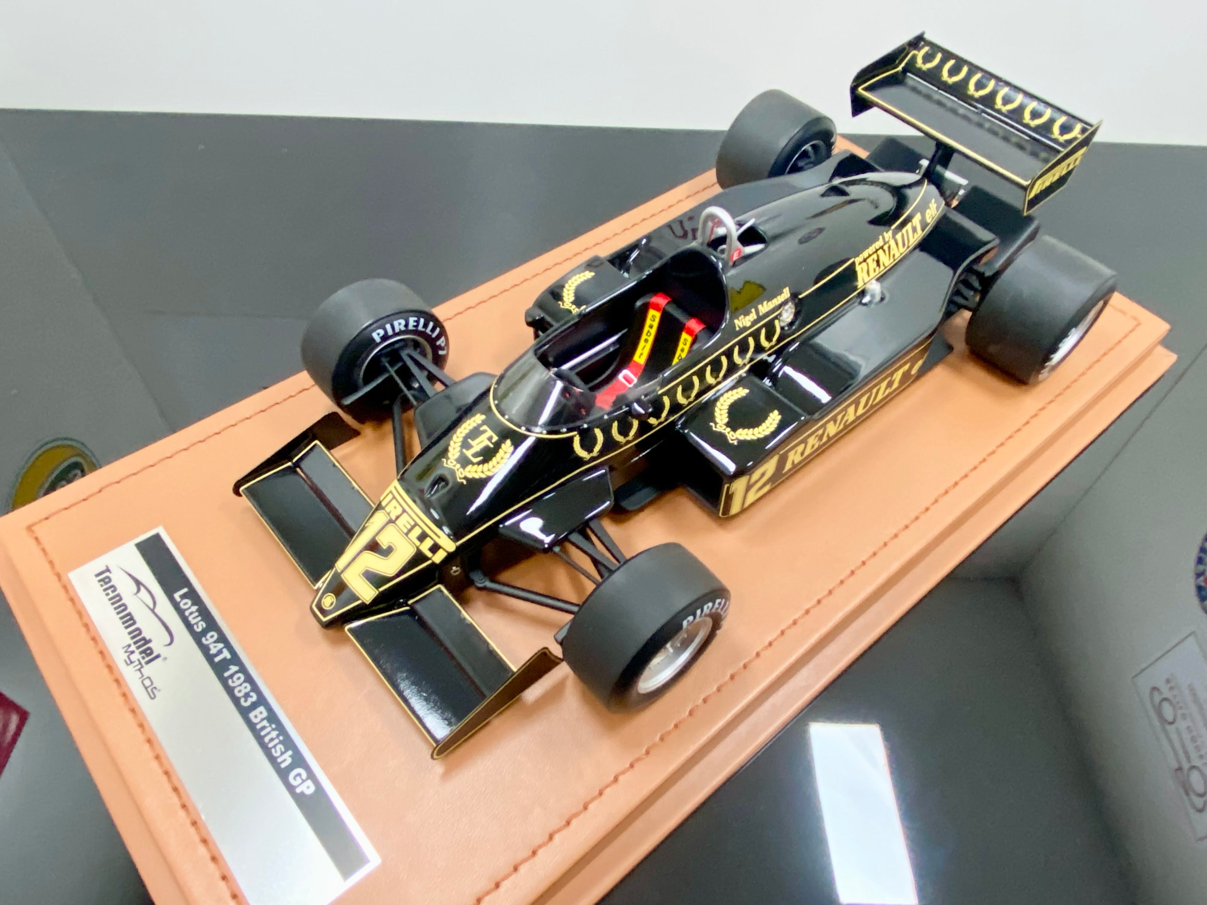 1:18 scale Lotus 94T Mansell #12 1983 British Grand Prix winner