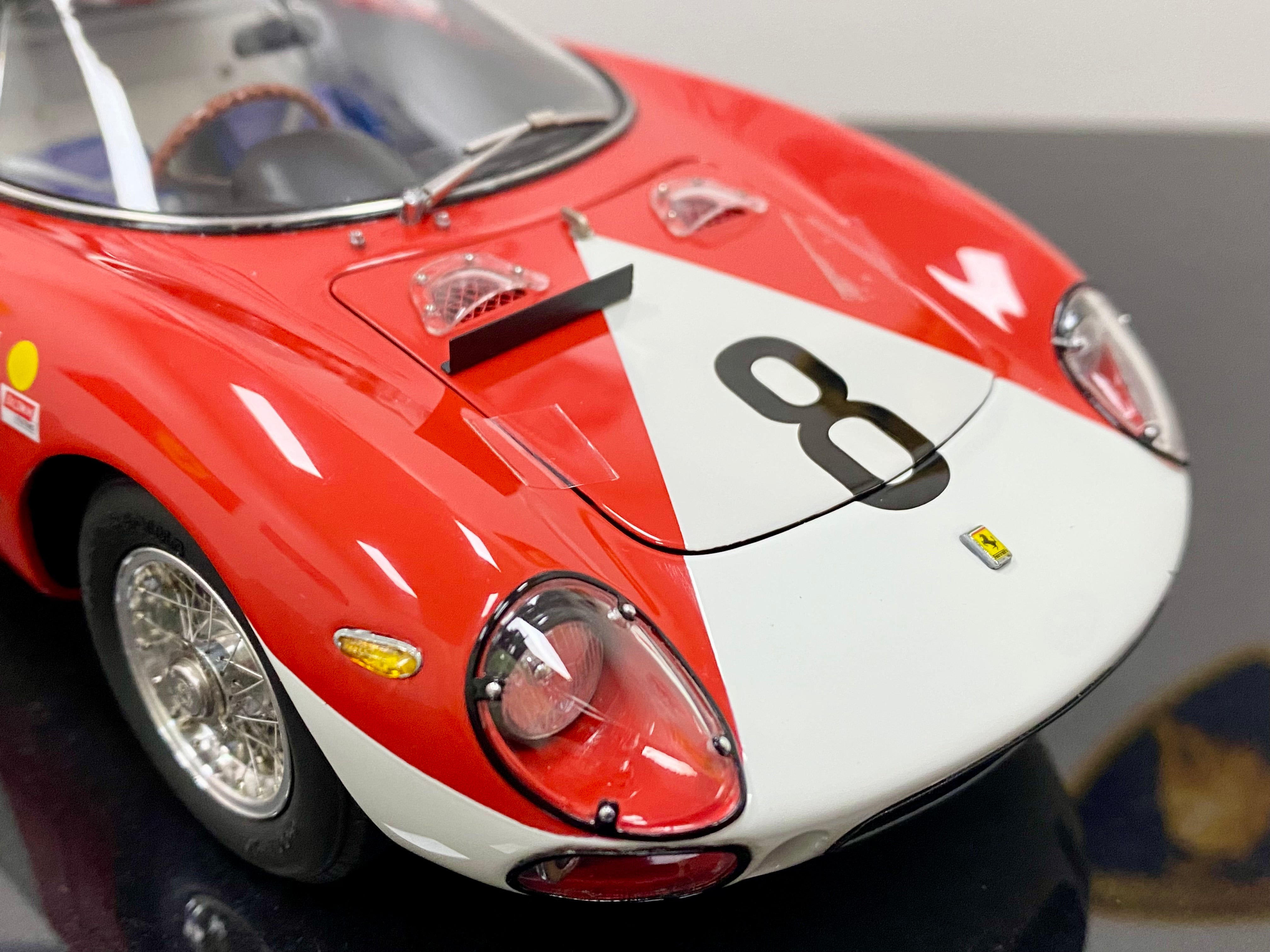 IN STOCK! CMC 1:18 scale Ferrari 250 LM M262 2nd Reims 12 hr 1964 #8