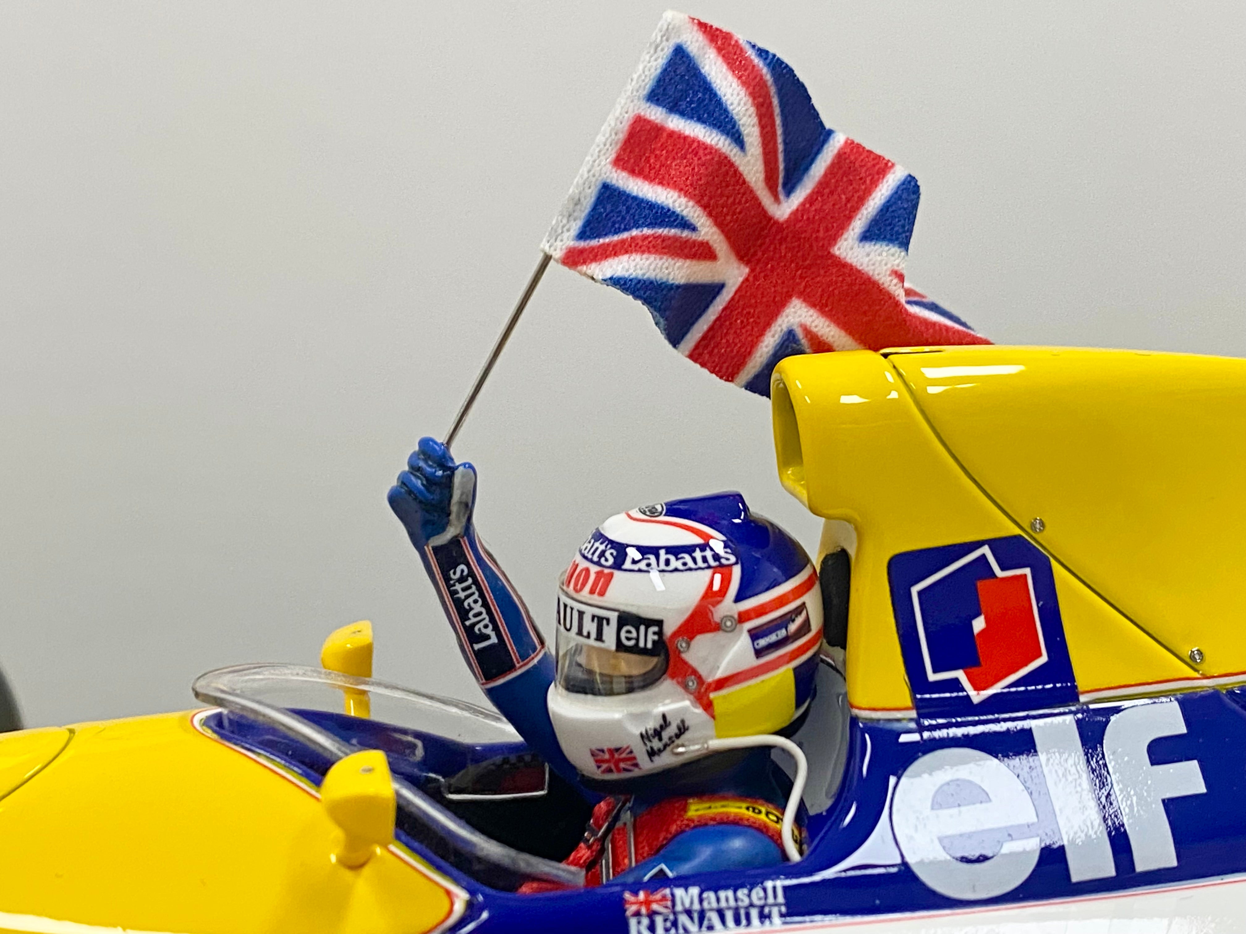 1:18 scale Williams FW14/B winner British Grand Prix 1992 Mansell