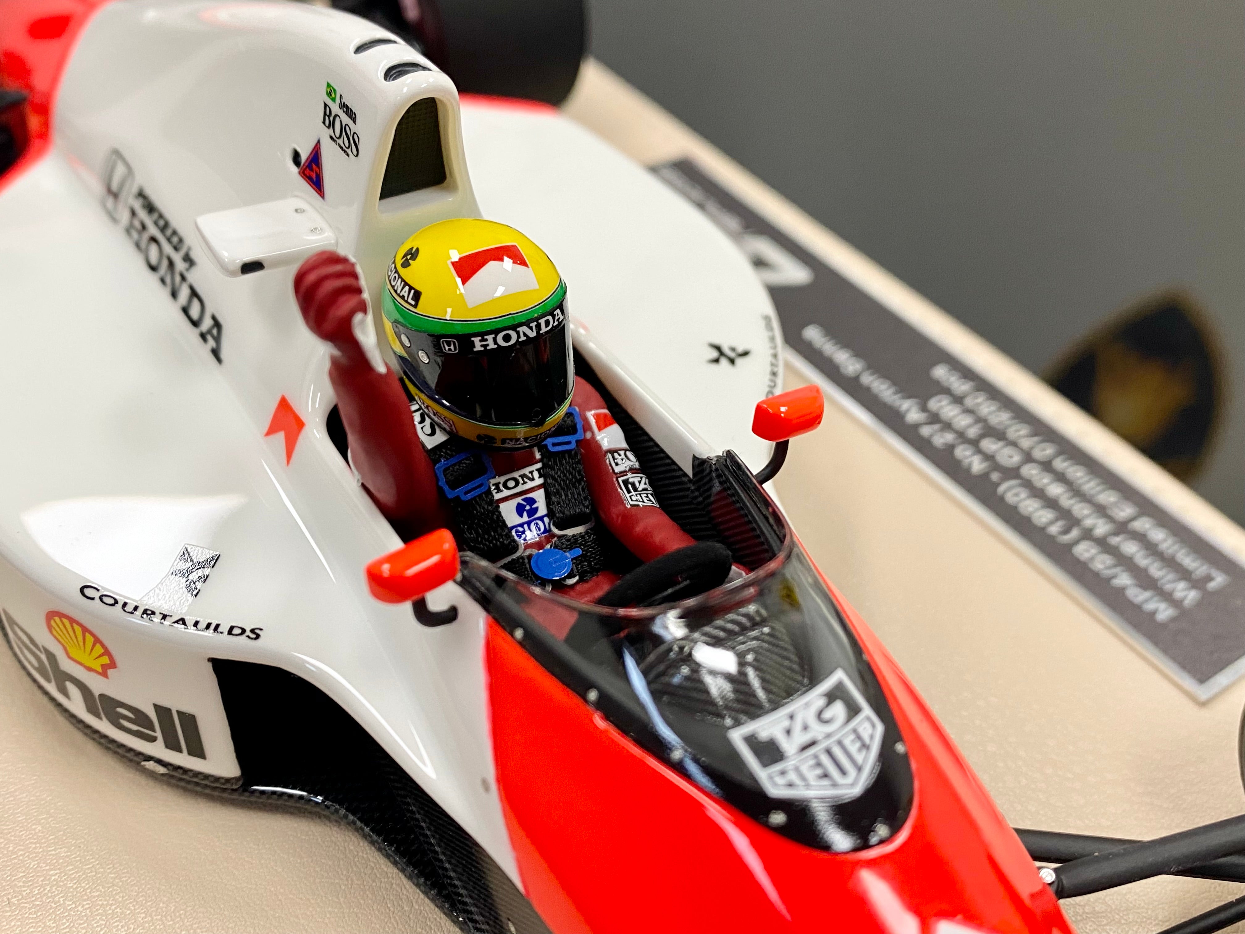 McLaren MP4/5B #27 Monaco 1990 1:18 Scale Ayrton Senna World Champion
