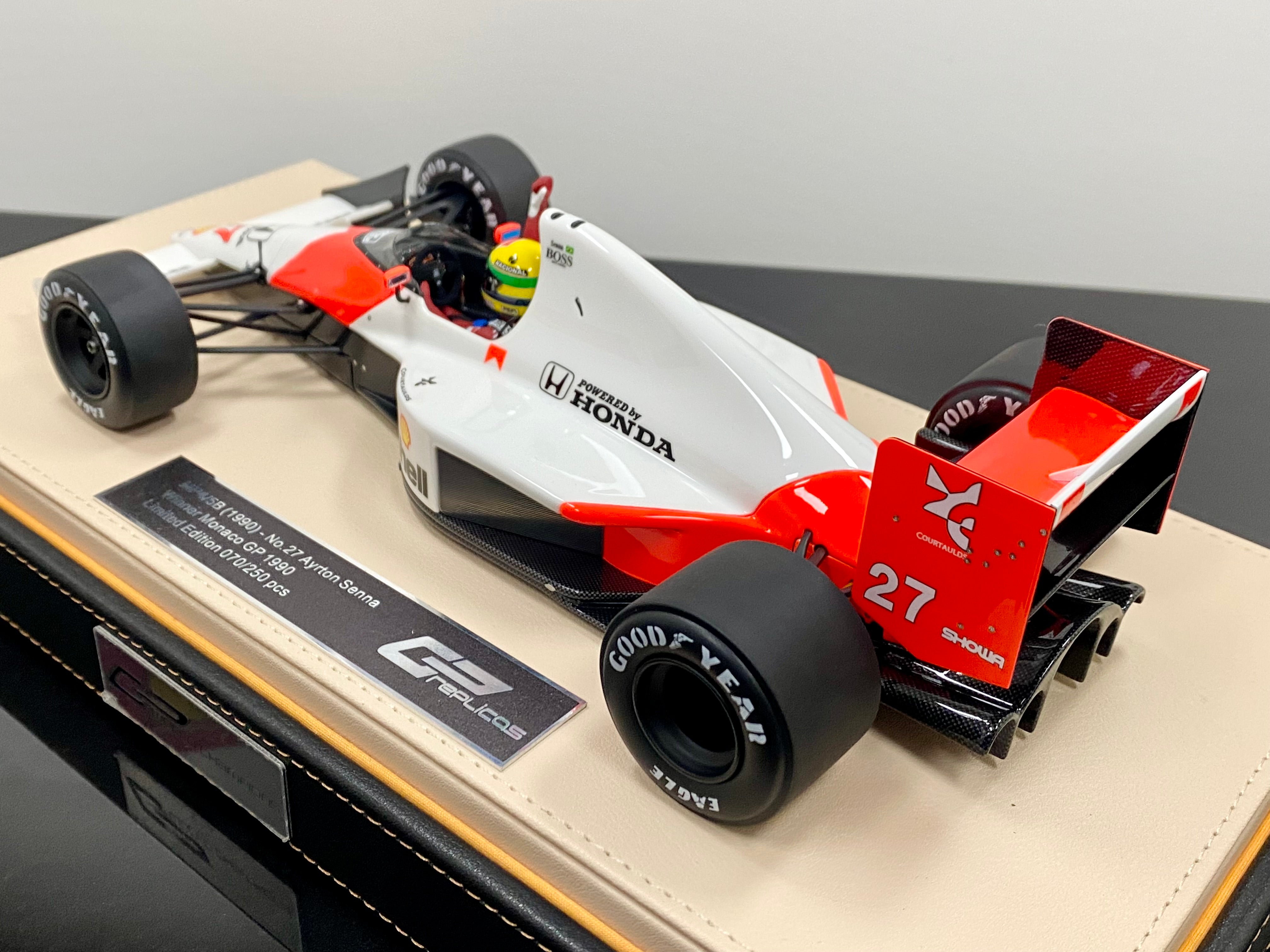 McLaren MP4/5B #27 Monaco 1990 1:18 Scale Ayrton Senna World Champion