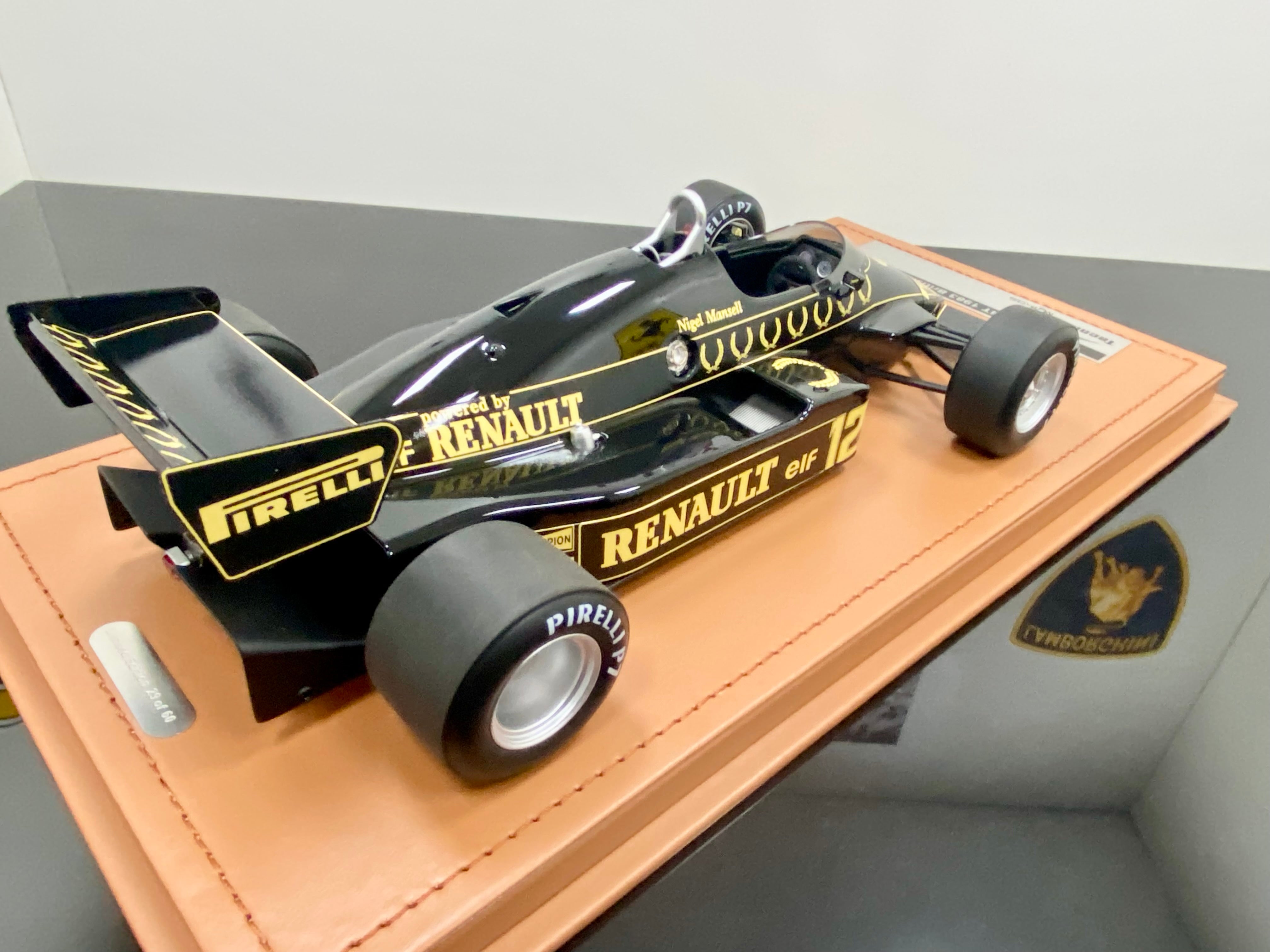1:18 scale Lotus 94T Mansell #12 1983 British Grand Prix winner