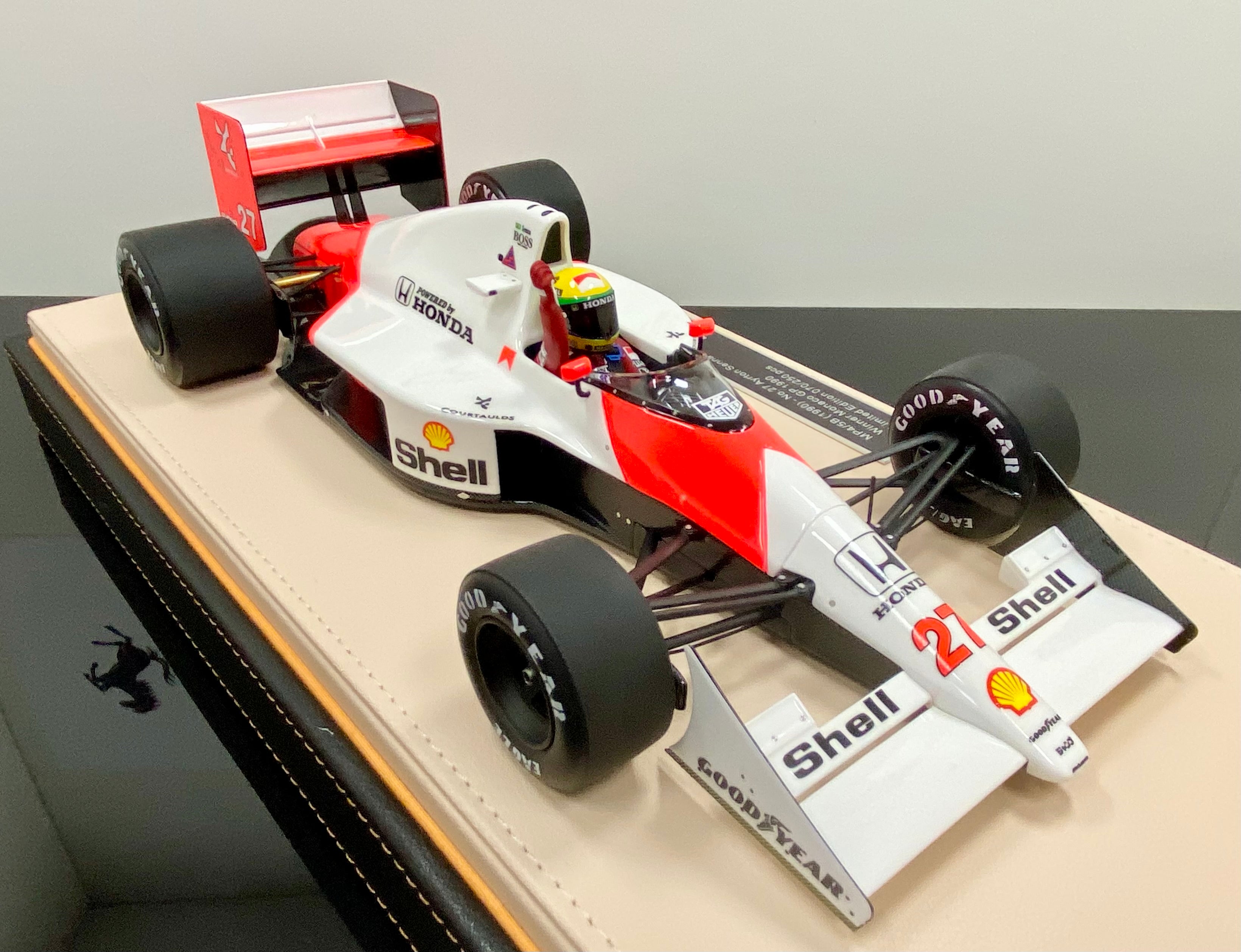 McLaren MP4/5B #27 Monaco 1990 1:18 Scale Ayrton Senna World Champion