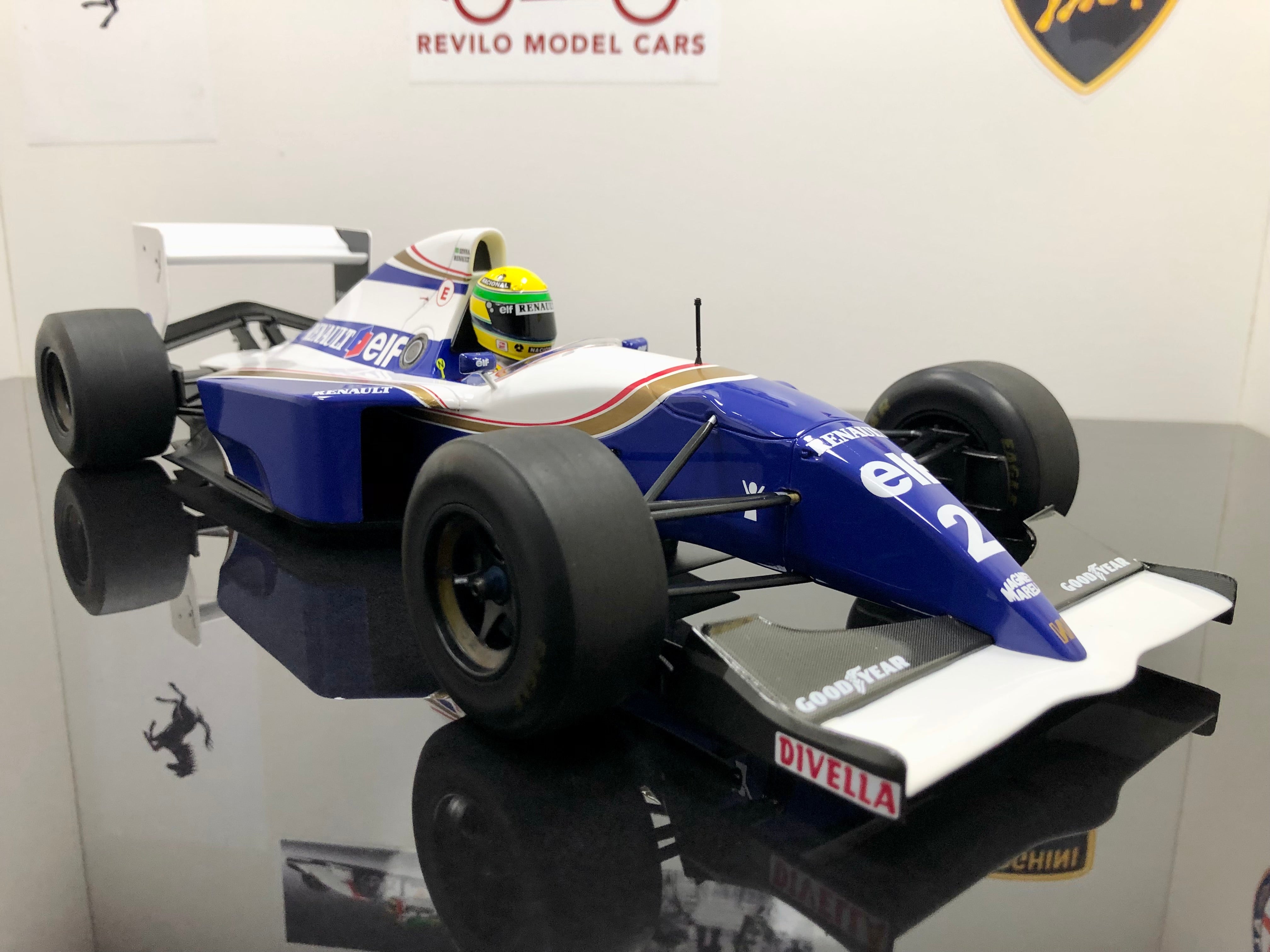 1:12 scale Williams FW16, Ayrton Senna's last race, Imola 1994