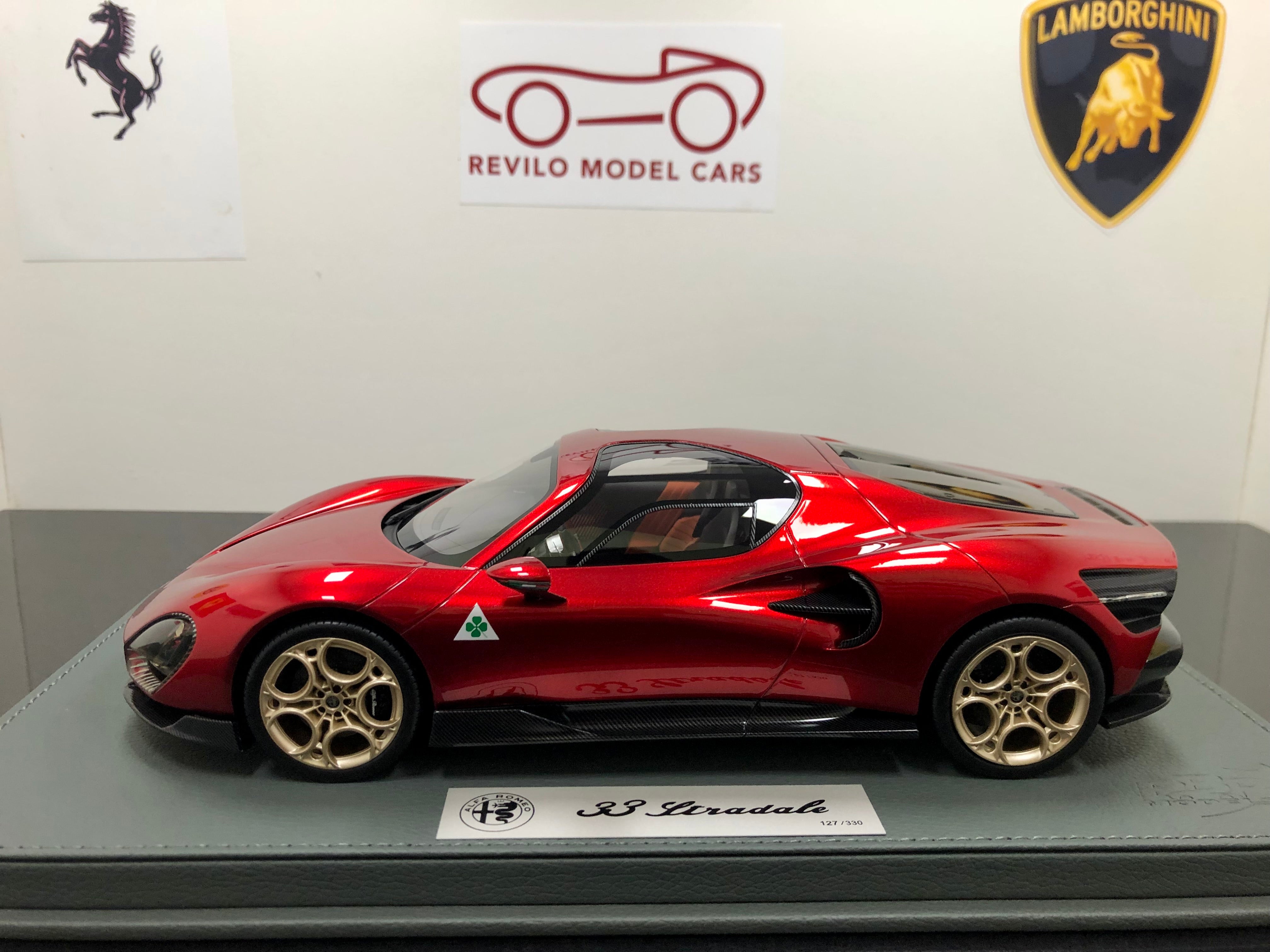 BBR 1:18 scale Alfa Romeo 33 Stradale 2025