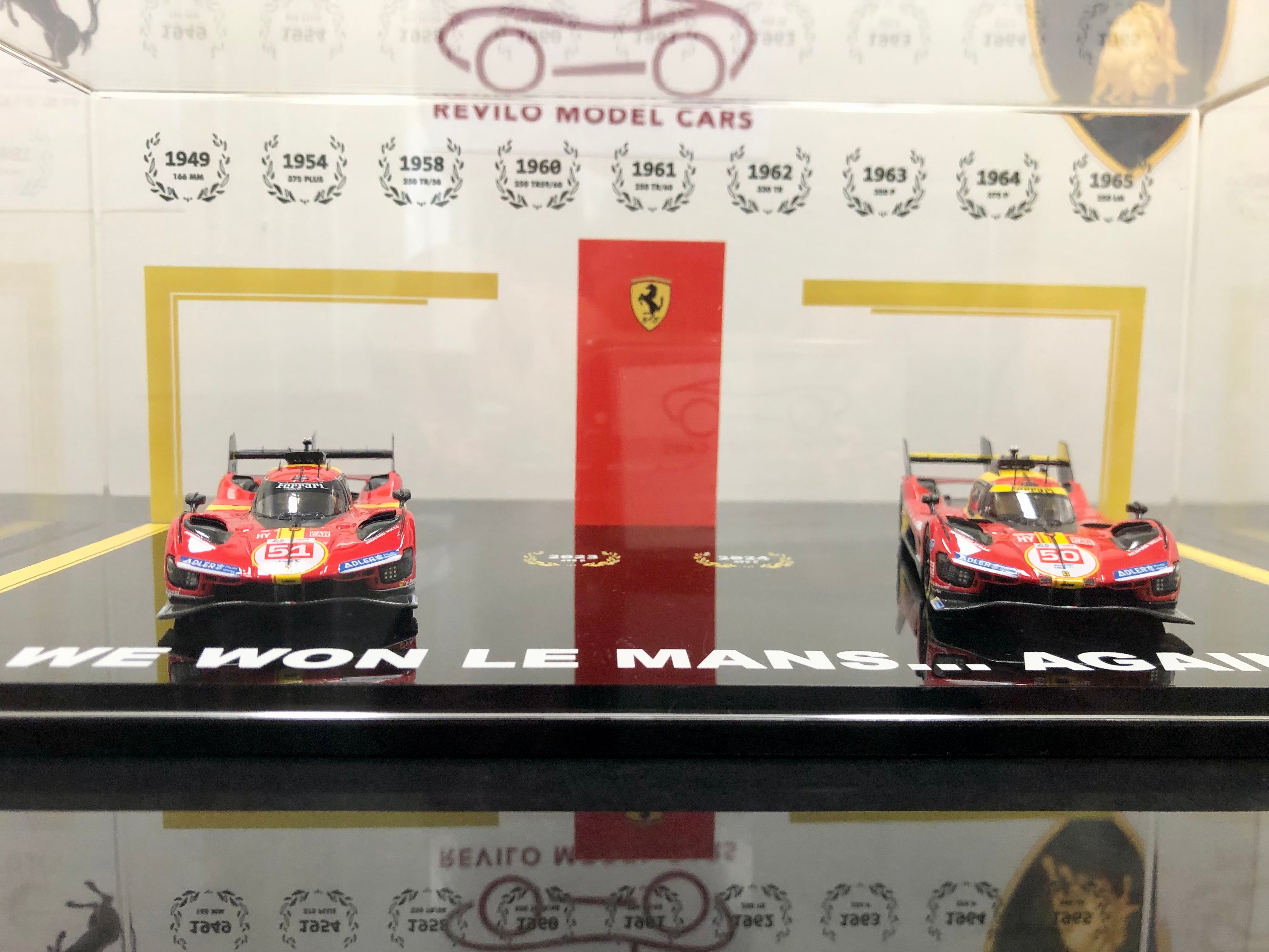 BBR 1:43 scale Ferrari 499P 2023 & 2024 Le Mans winner