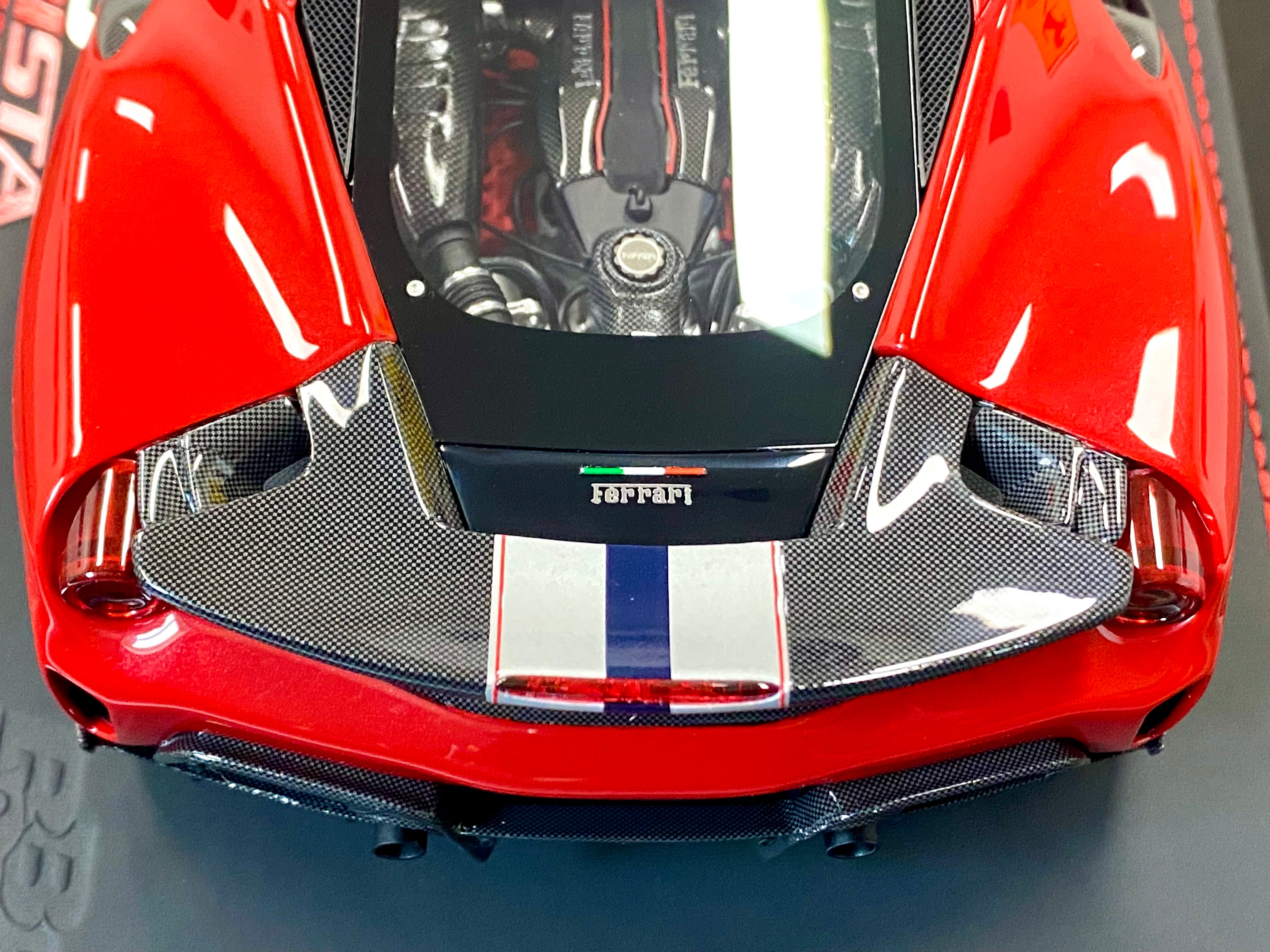 BBR Ferrari 488 Pista 1:18 scale Rosso Corsa carbon wheels