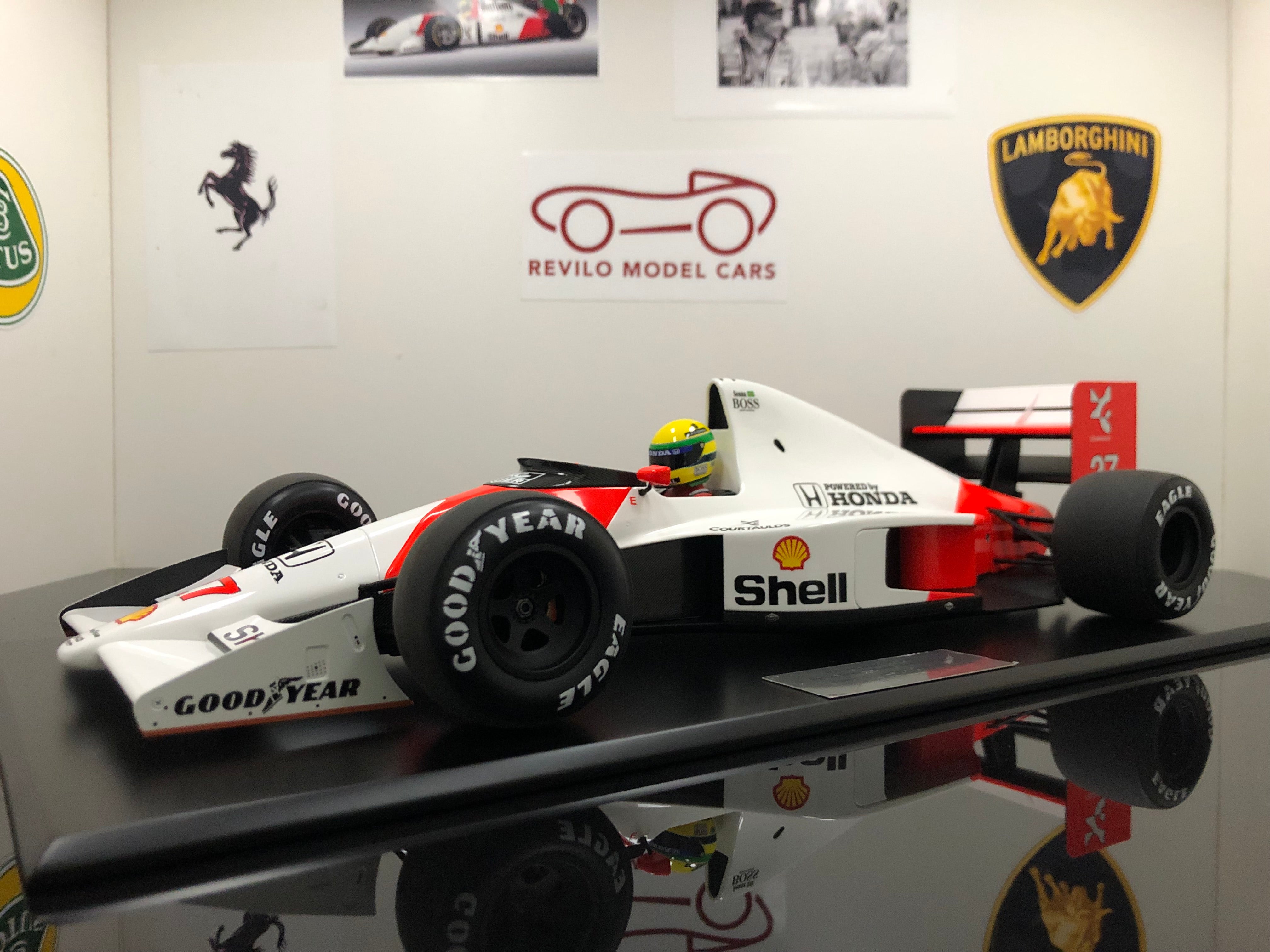 McLaren MP4/5B #27 1:12 Scale Ayrton Senna World Champion