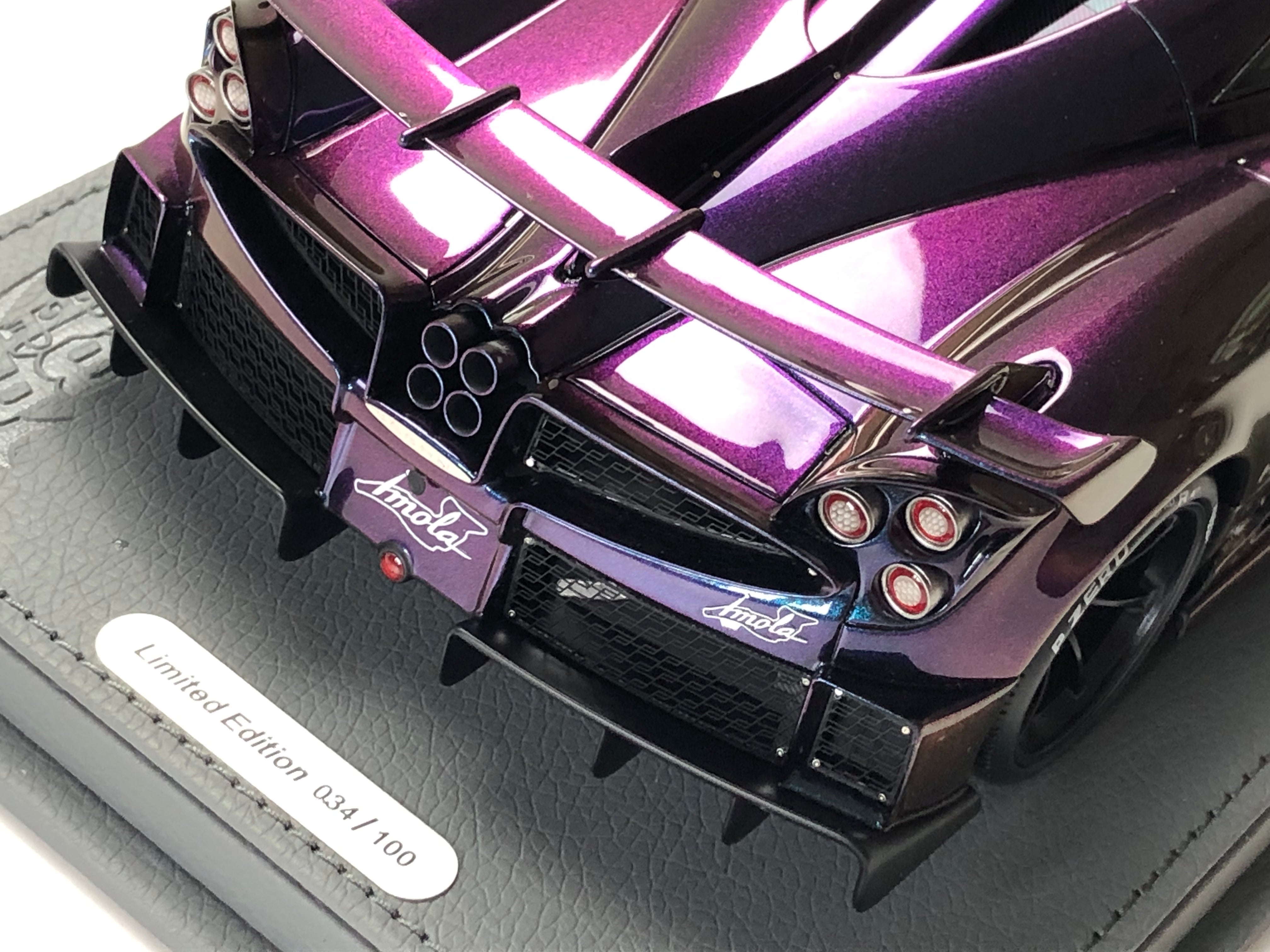 Casi real Pagani Zonda F escala 1:18