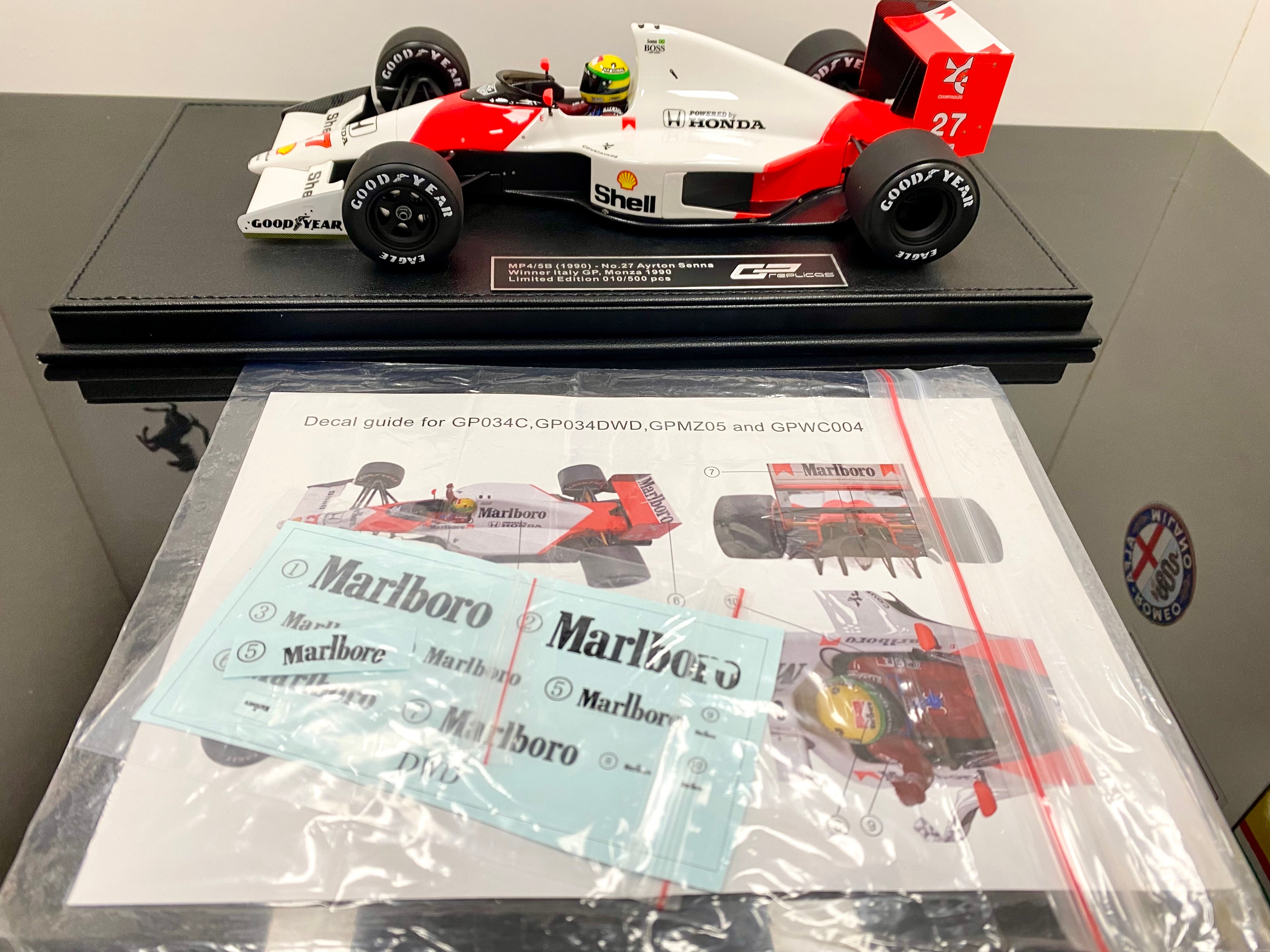 McLaren MP4/5B #27 Monza 1990 1:18 Scale Ayrton Senna World Champion