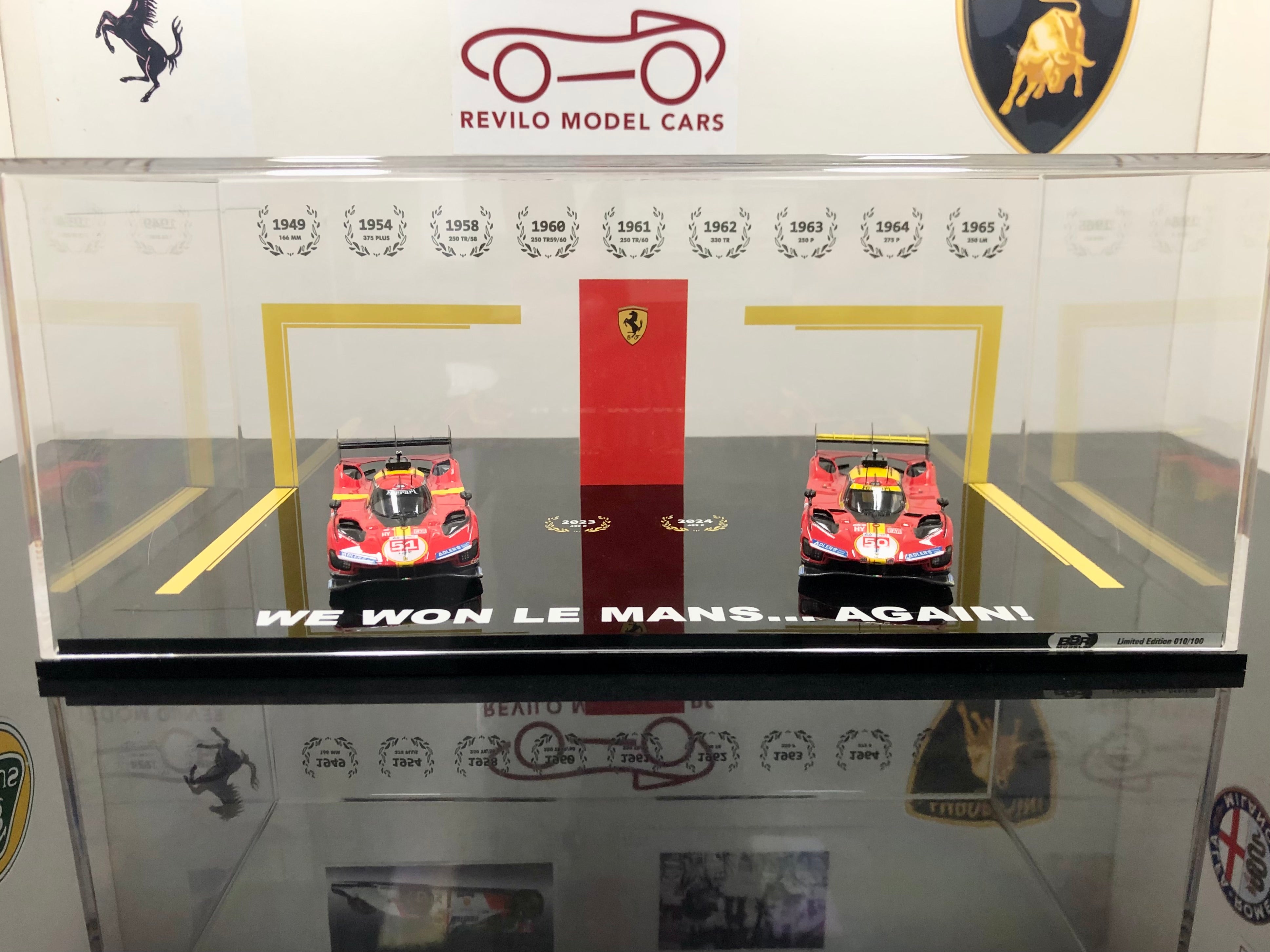 BBR 1:43 scale Ferrari 499P 2023 & 2024 Le Mans winner