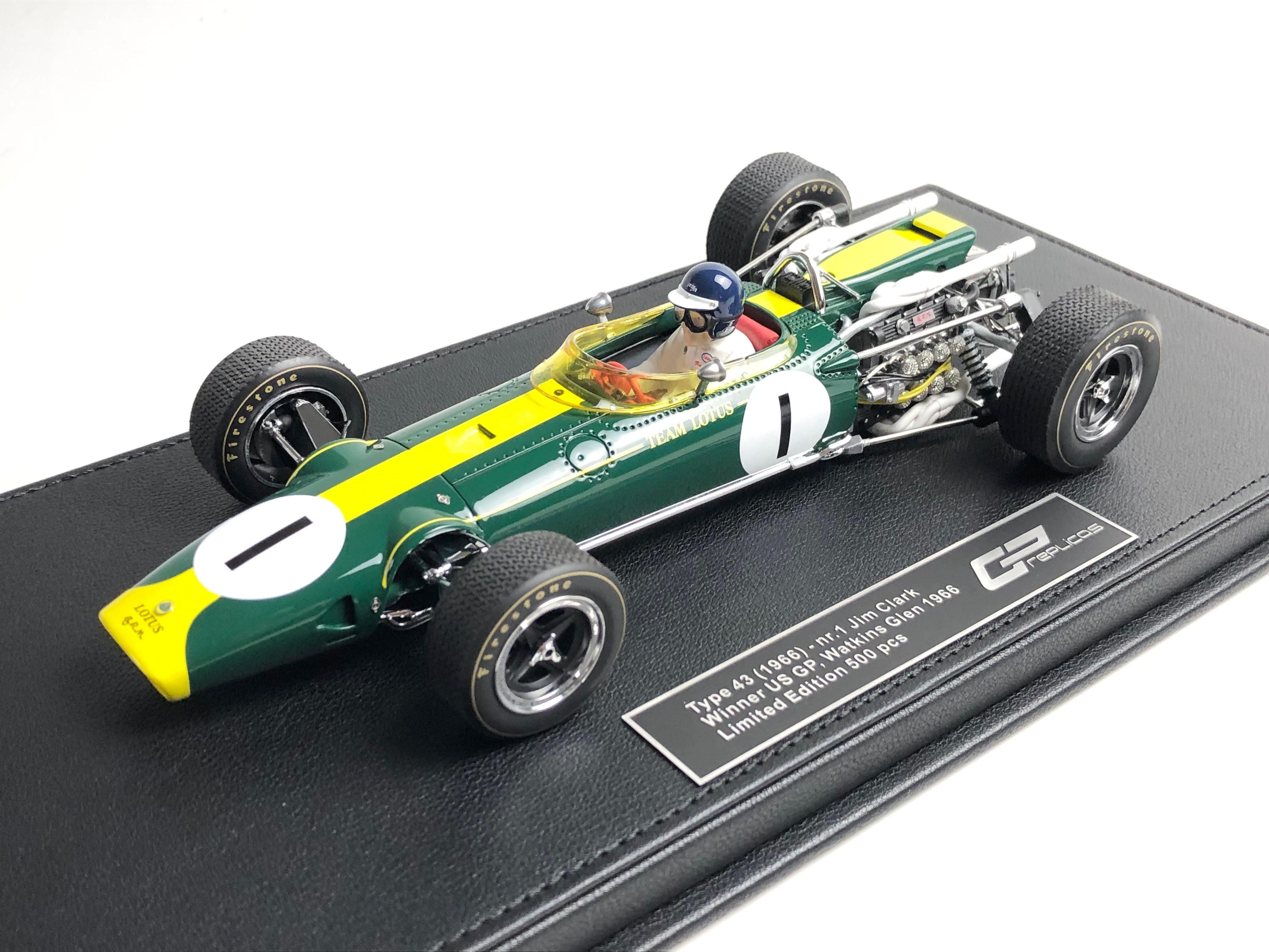 1:18 scale Lotus 43 Jim Clark #1 1966 US Grand Prix winner