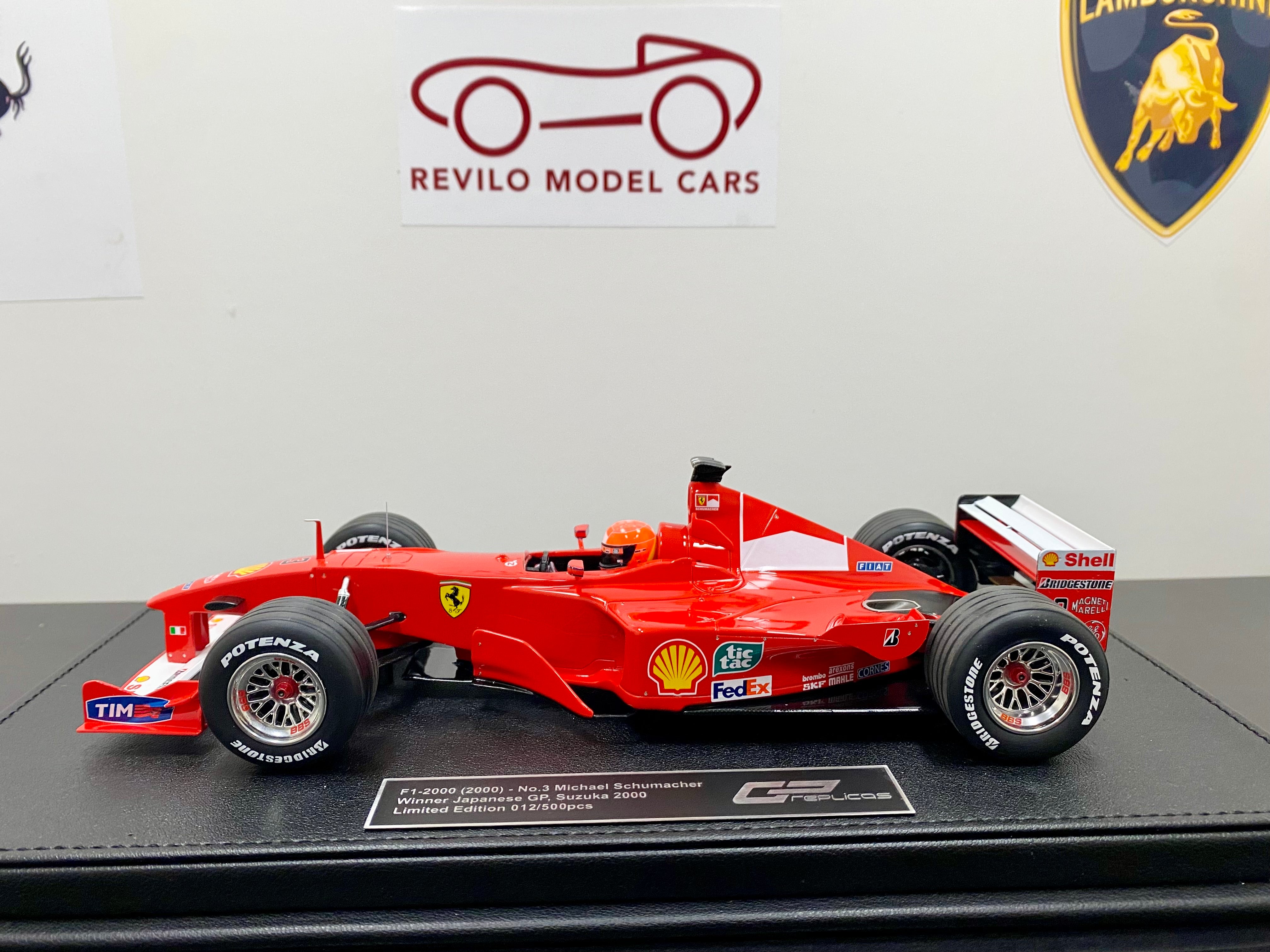 GP Replicas 1:18 scale Ferrari F1-2000 #3 Schumacher World Champion