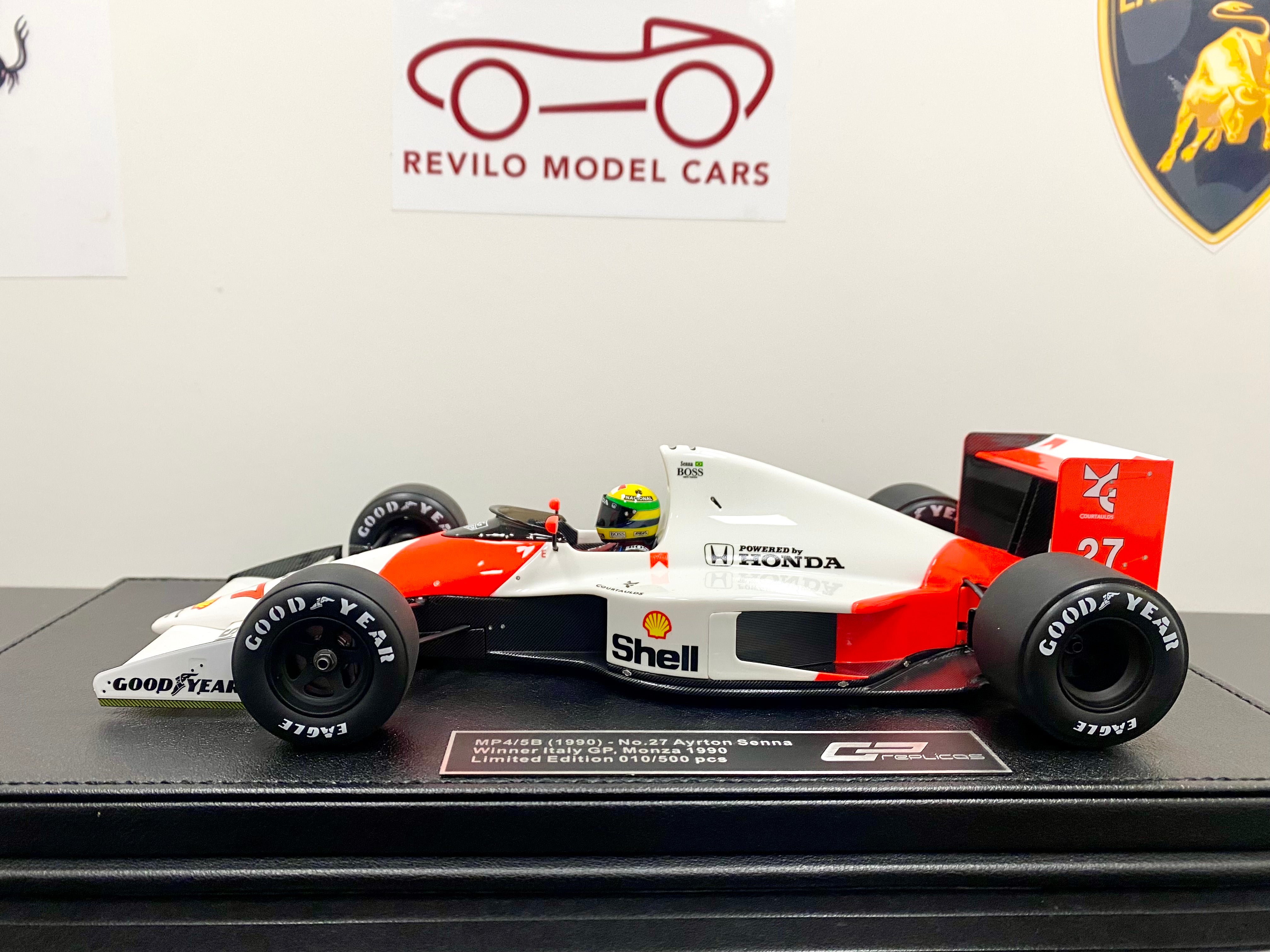 McLaren MP4/5B #27 Monza 1990 1:18 Scale Ayrton Senna World Champion
