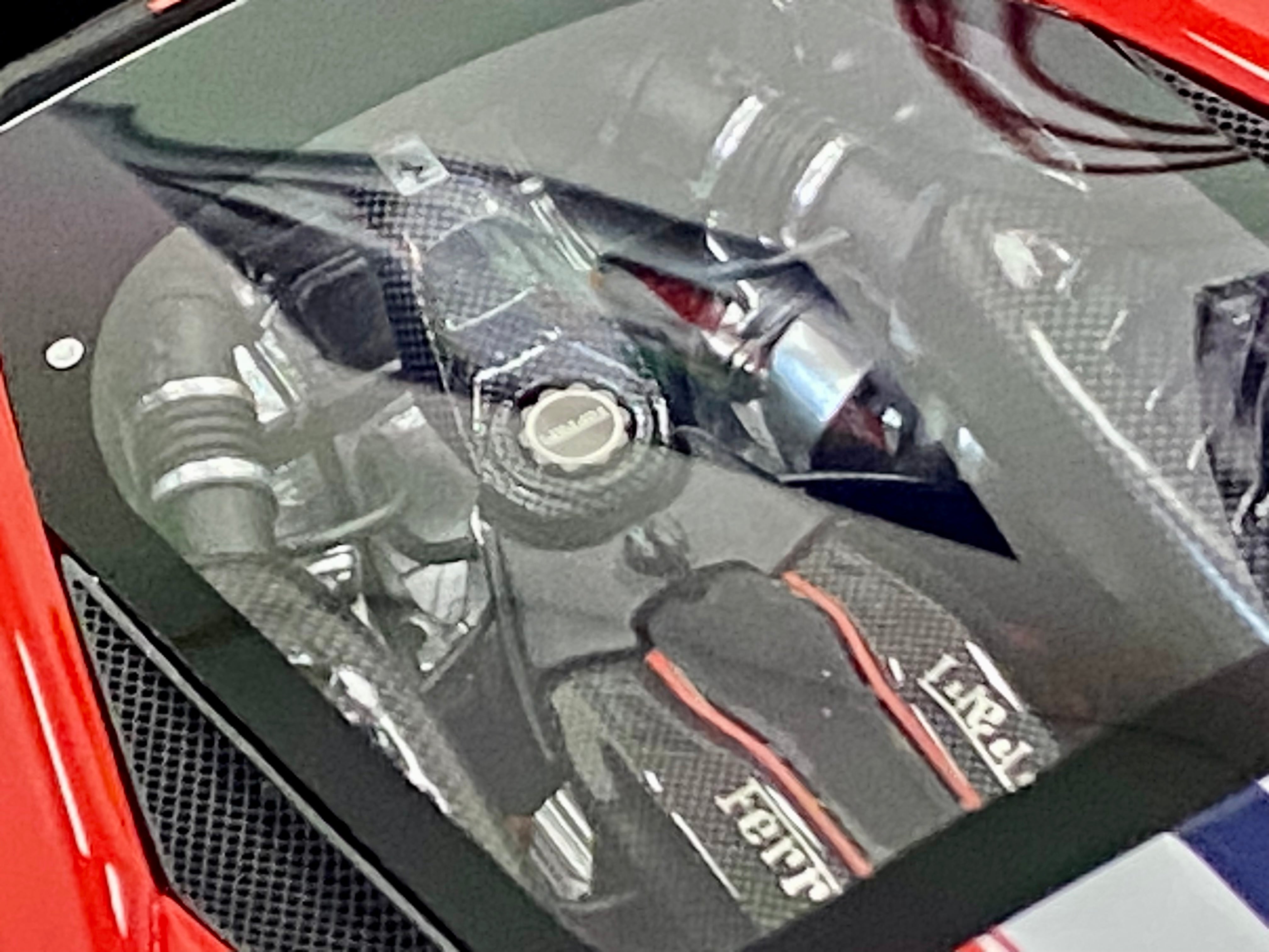 BBR Ferrari 488 Pista 1:18 scale Rosso Corsa carbon wheels