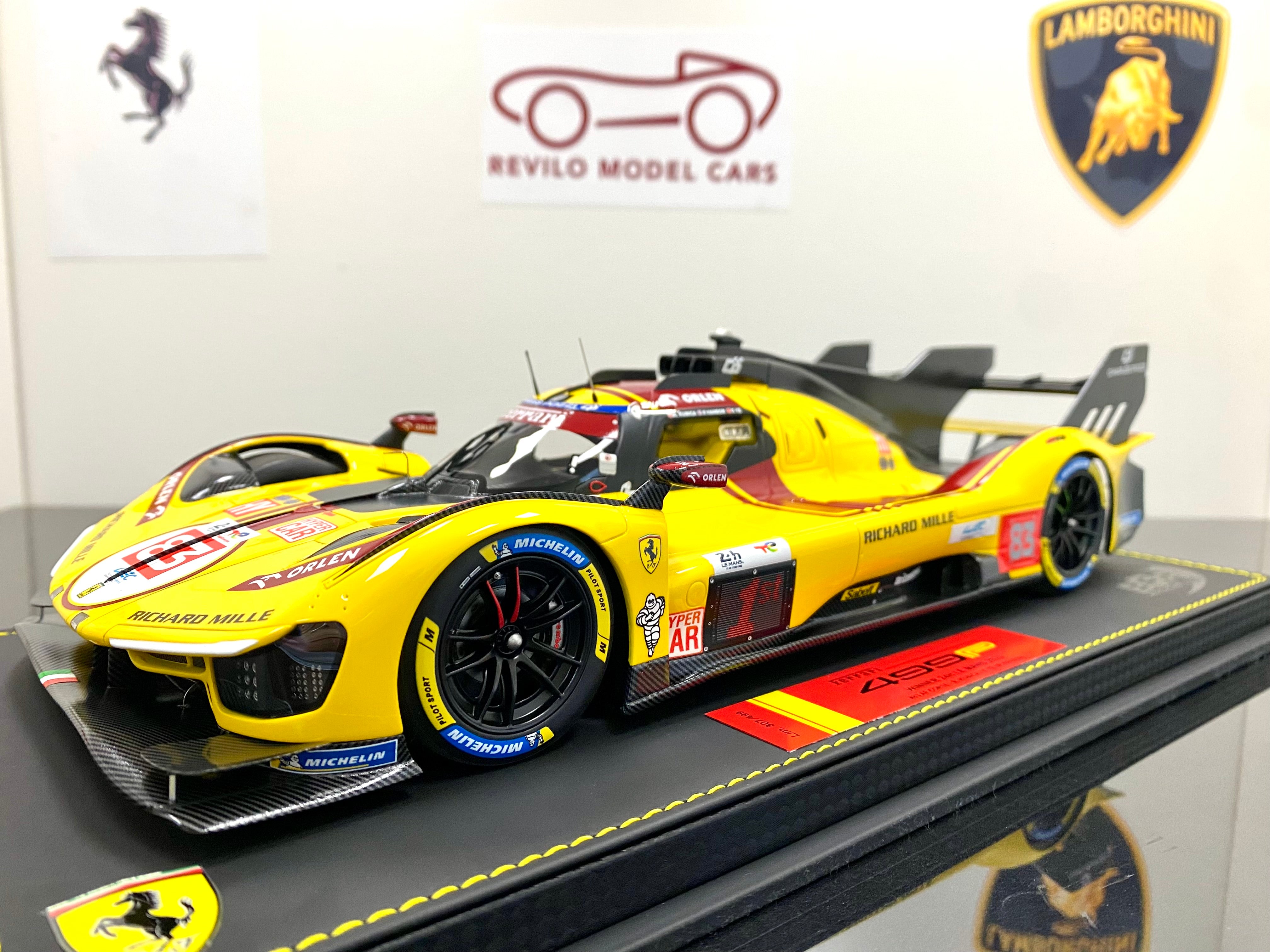 BBR 1:18 scale Ferrari 499P #83 2025 Le Mans winner