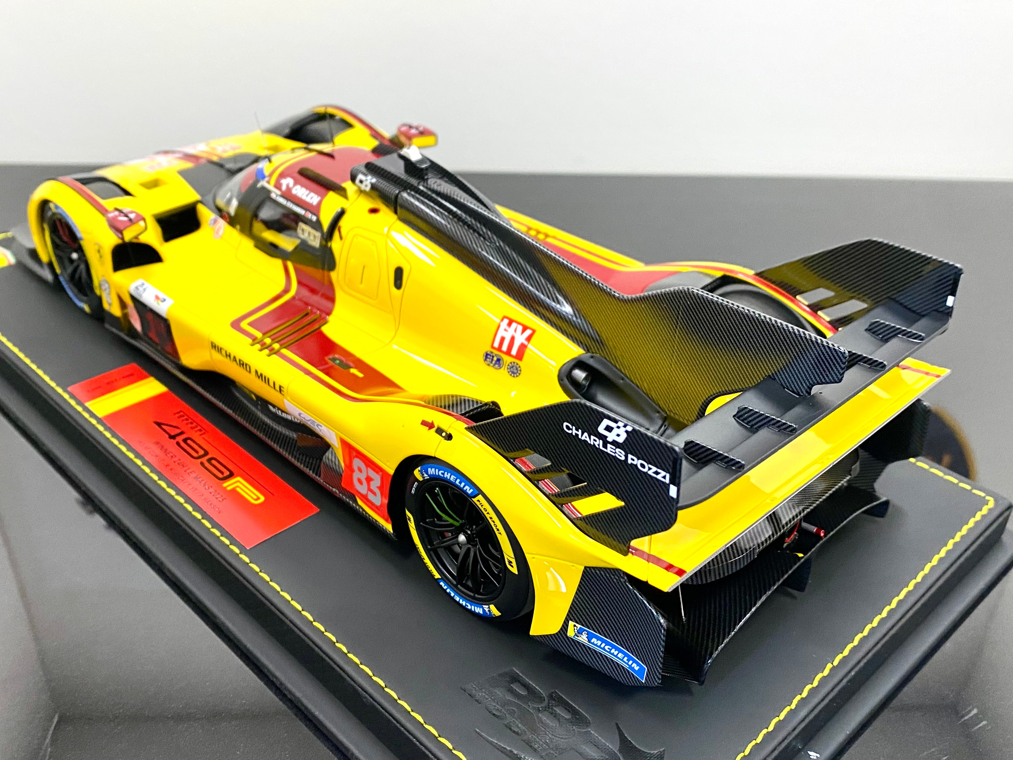 BBR 1:18 scale Ferrari 499P #83 2025 Le Mans winner