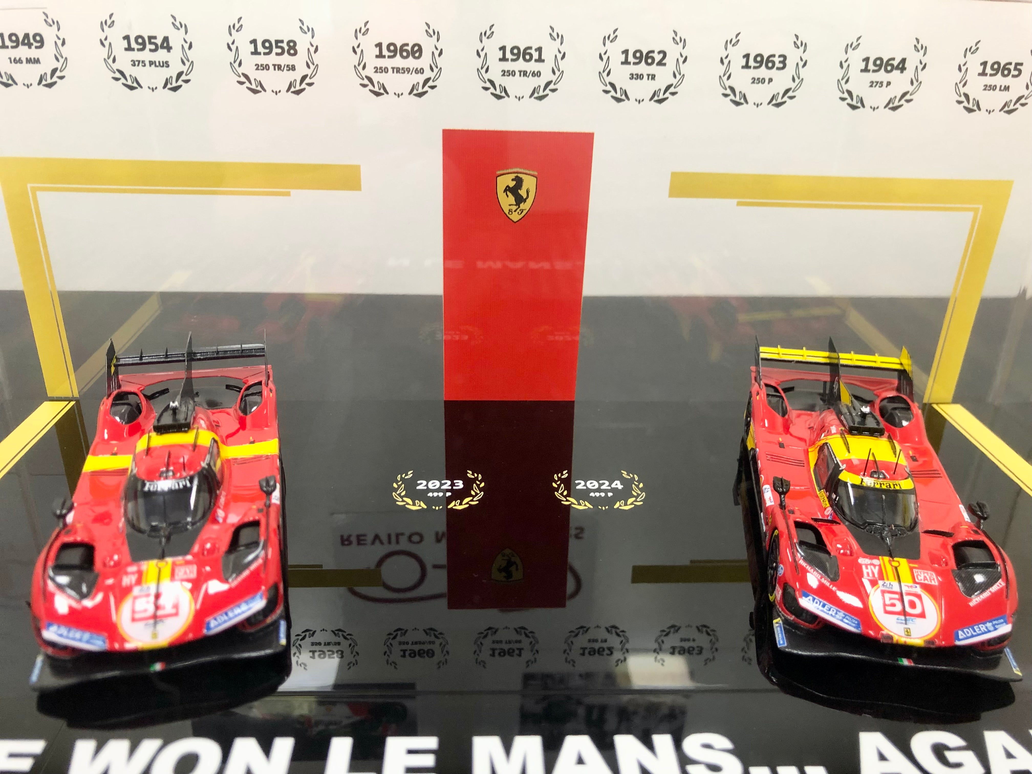 BBR 1:43 scale Ferrari 499P 2023 & 2024 Le Mans winner