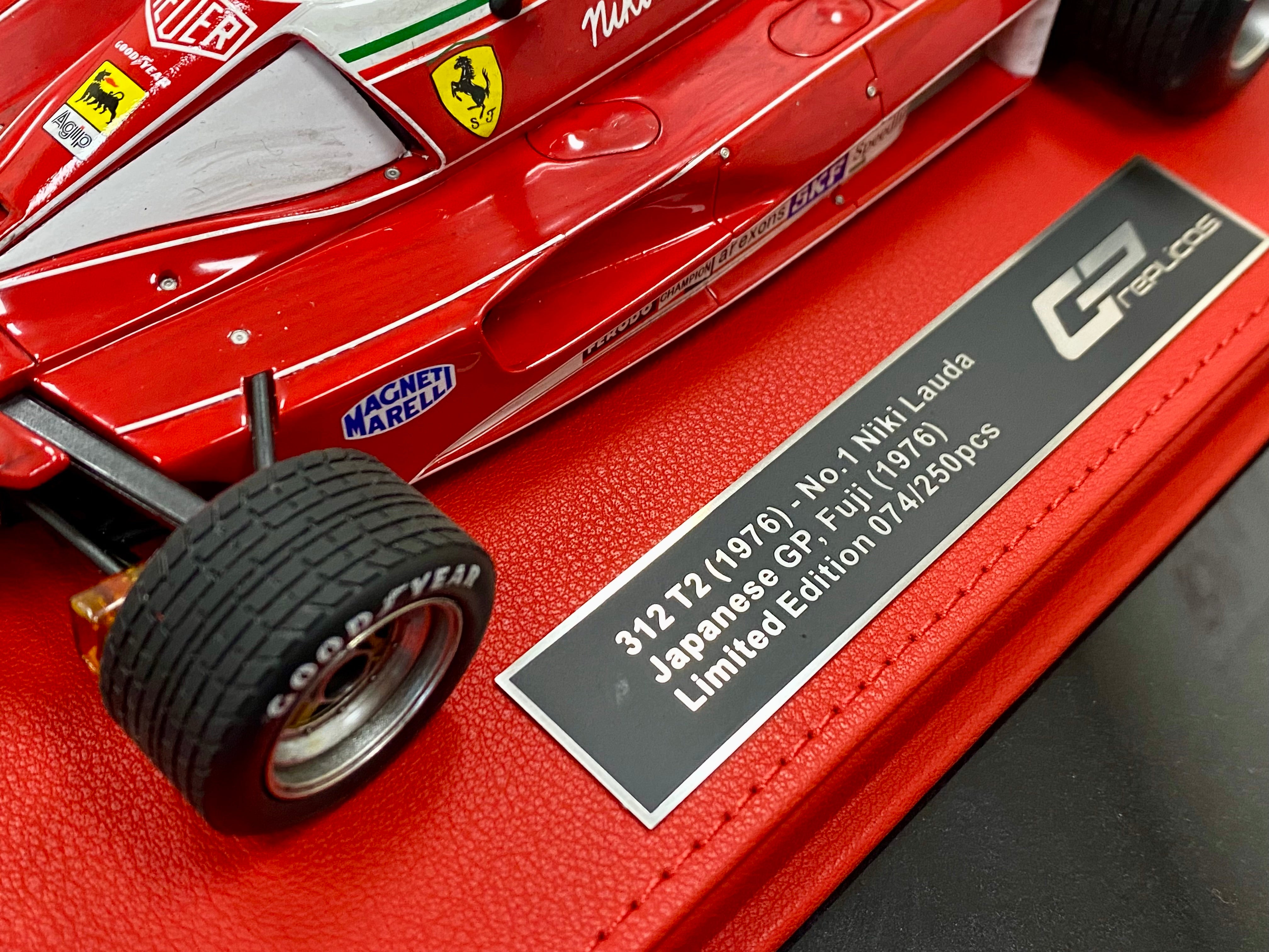1:18 Ferrari 312 T2 #1 Niki Lauda race weathered 1976 Japanese GP