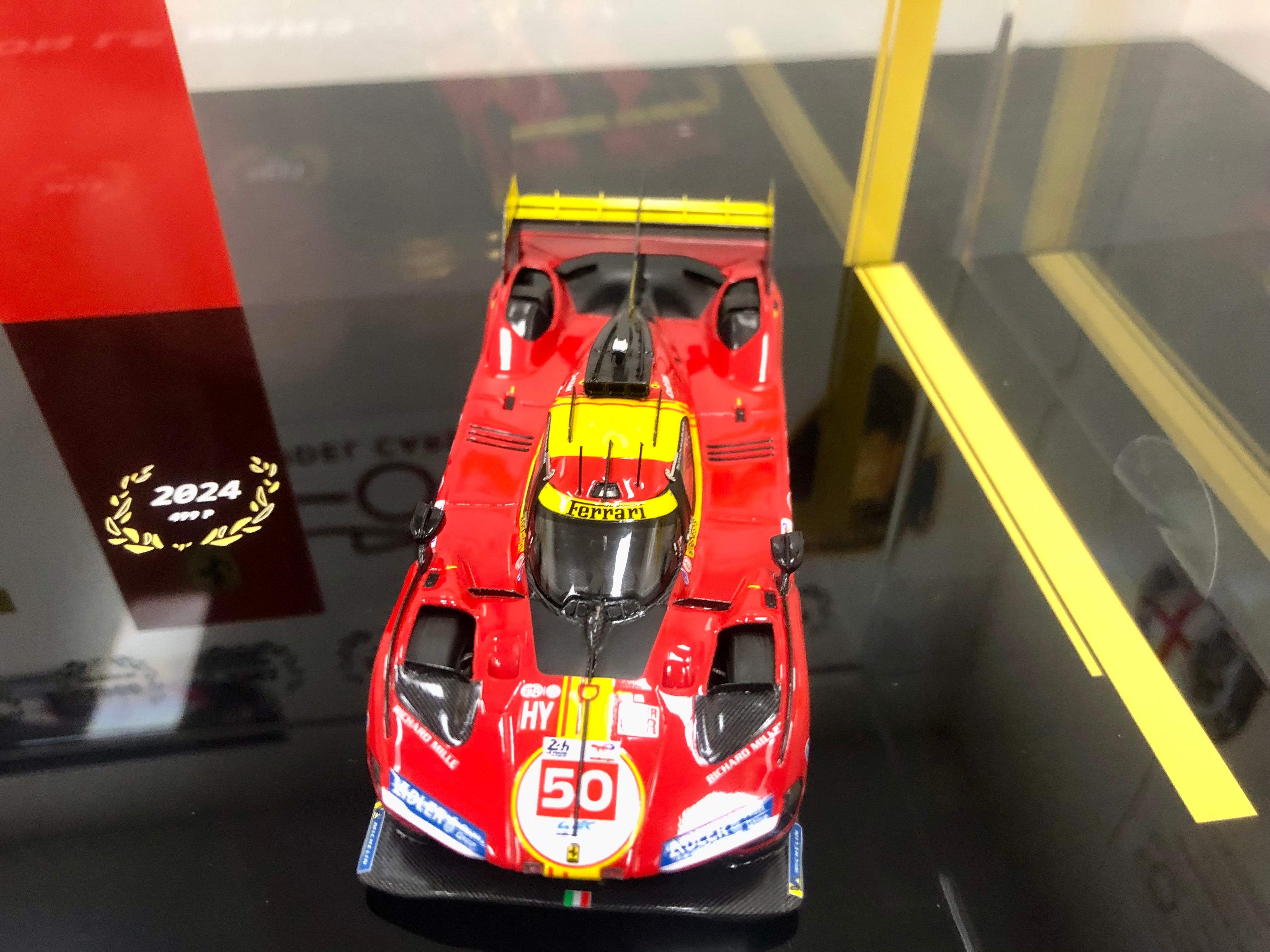 BBR 1:43 scale Ferrari 499P 2023 & 2024 Le Mans winner