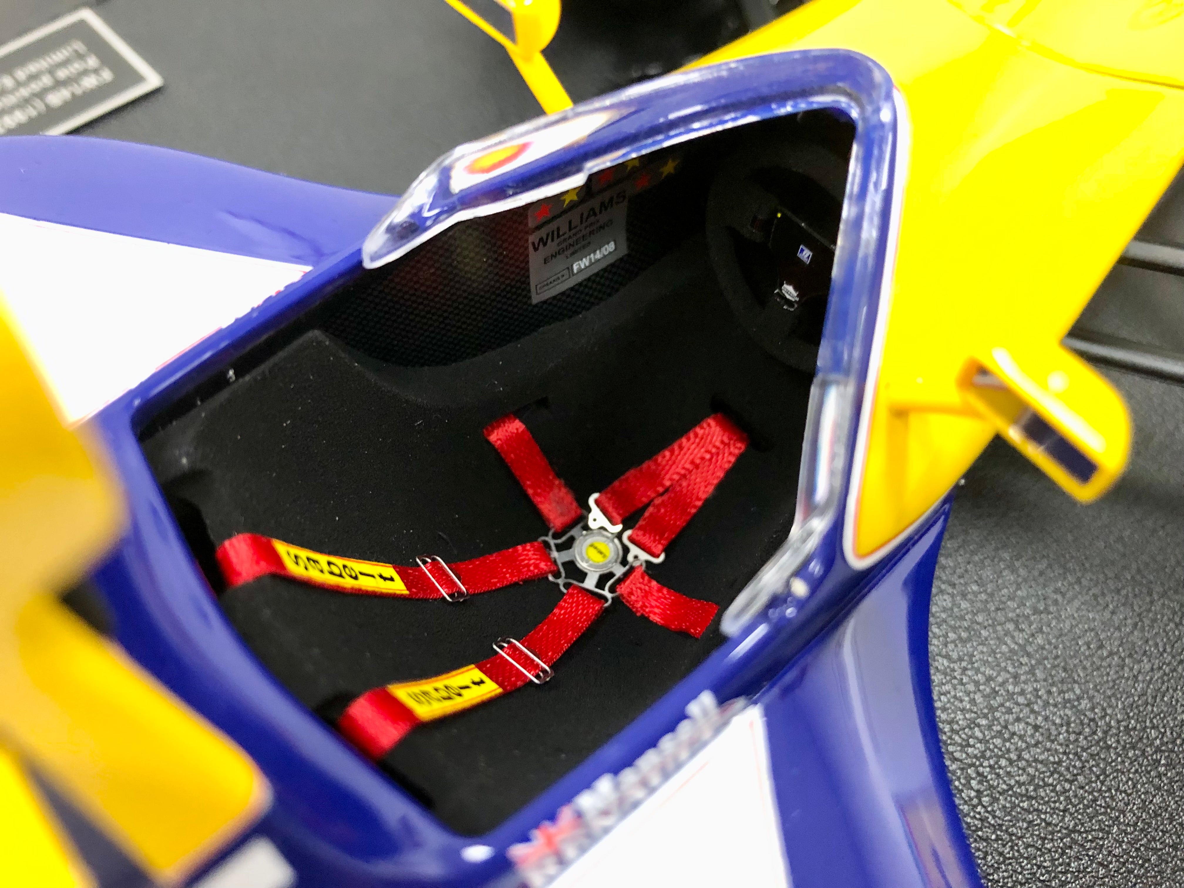 1:12 scale Williams FW14/B winner British Grand Prix 1992 Mansell