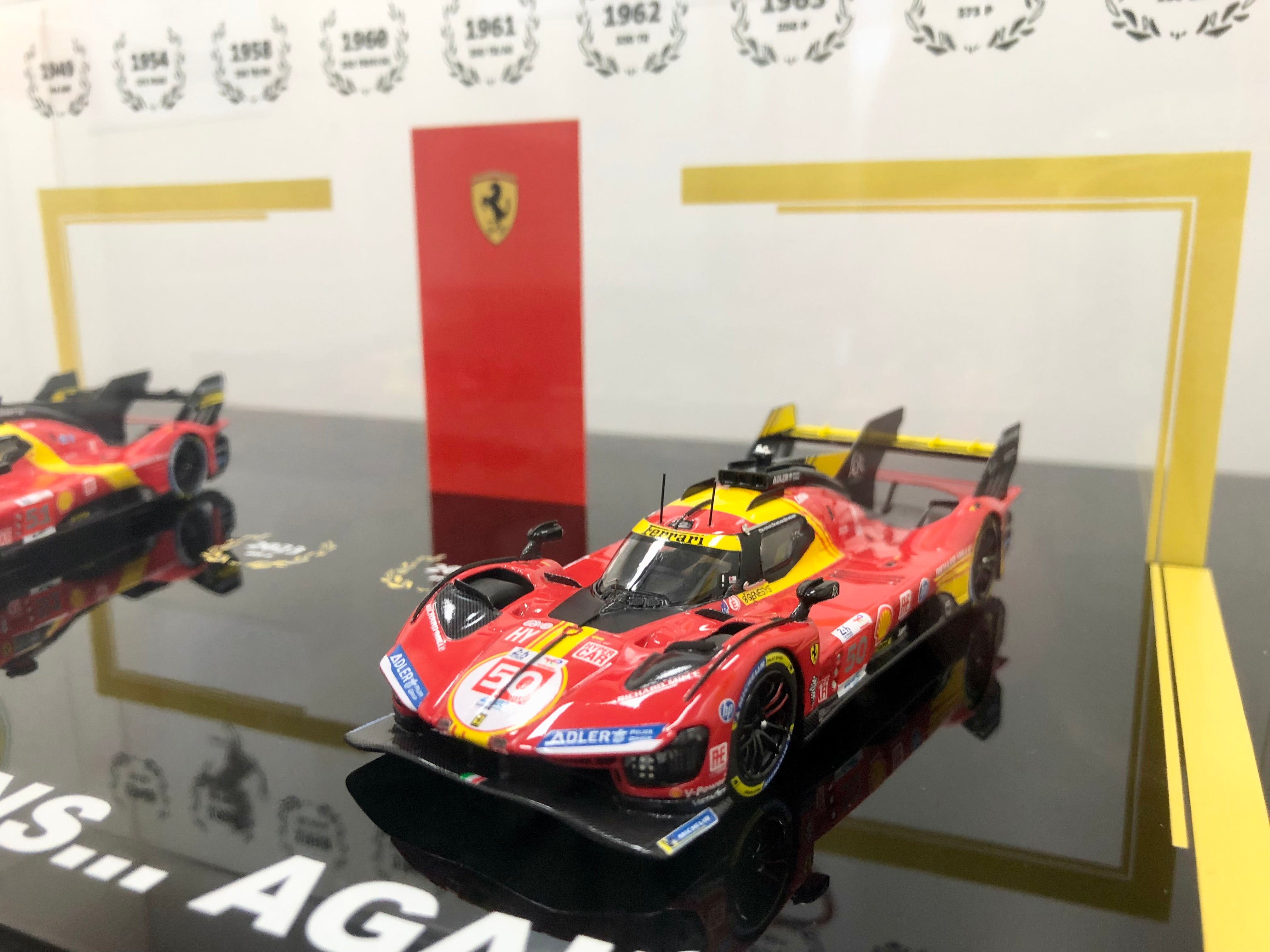 BBR 1:43 scale Ferrari 499P 2023 & 2024 Le Mans winner
