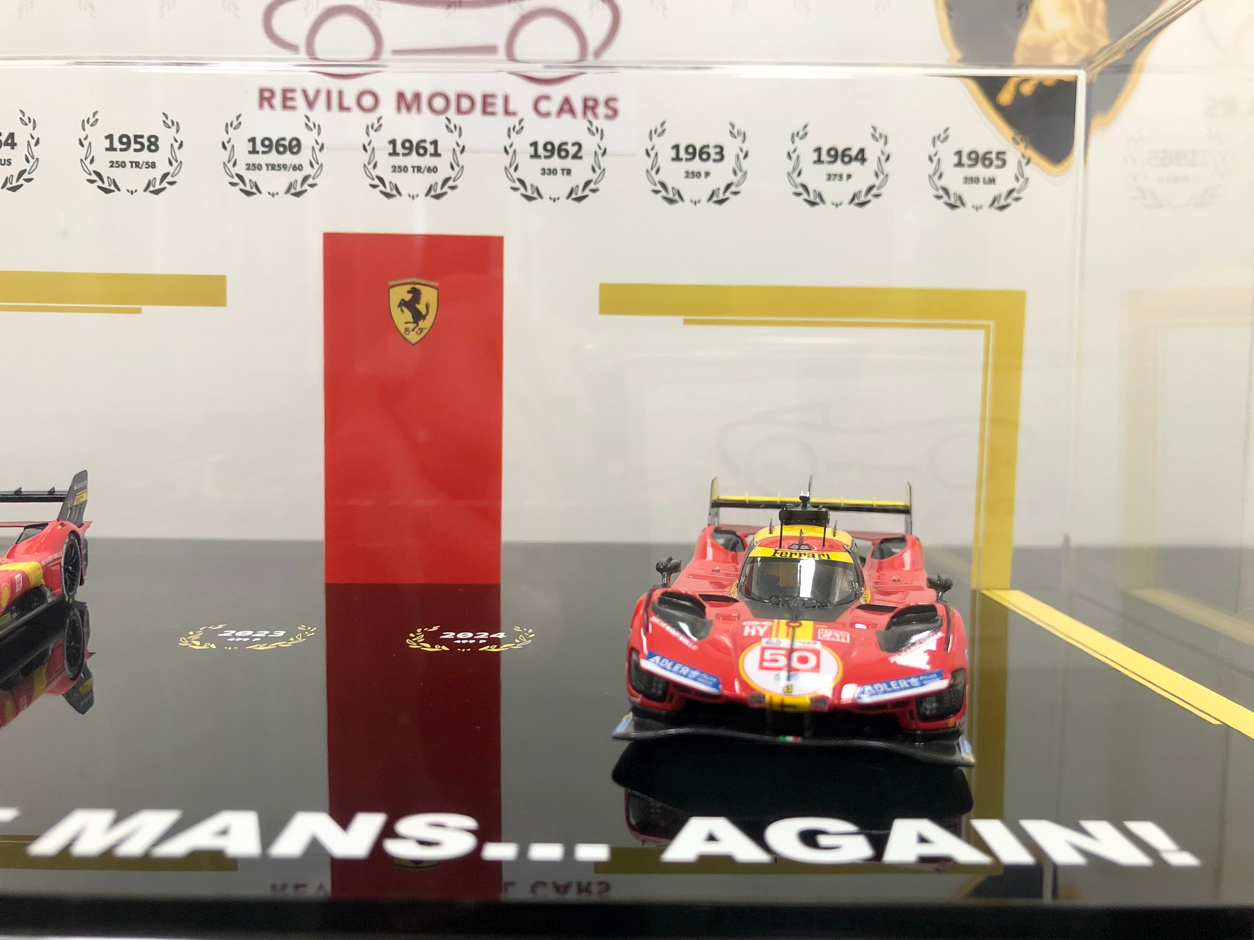 BBR 1:43 scale Ferrari 499P 2023 & 2024 Le Mans winner