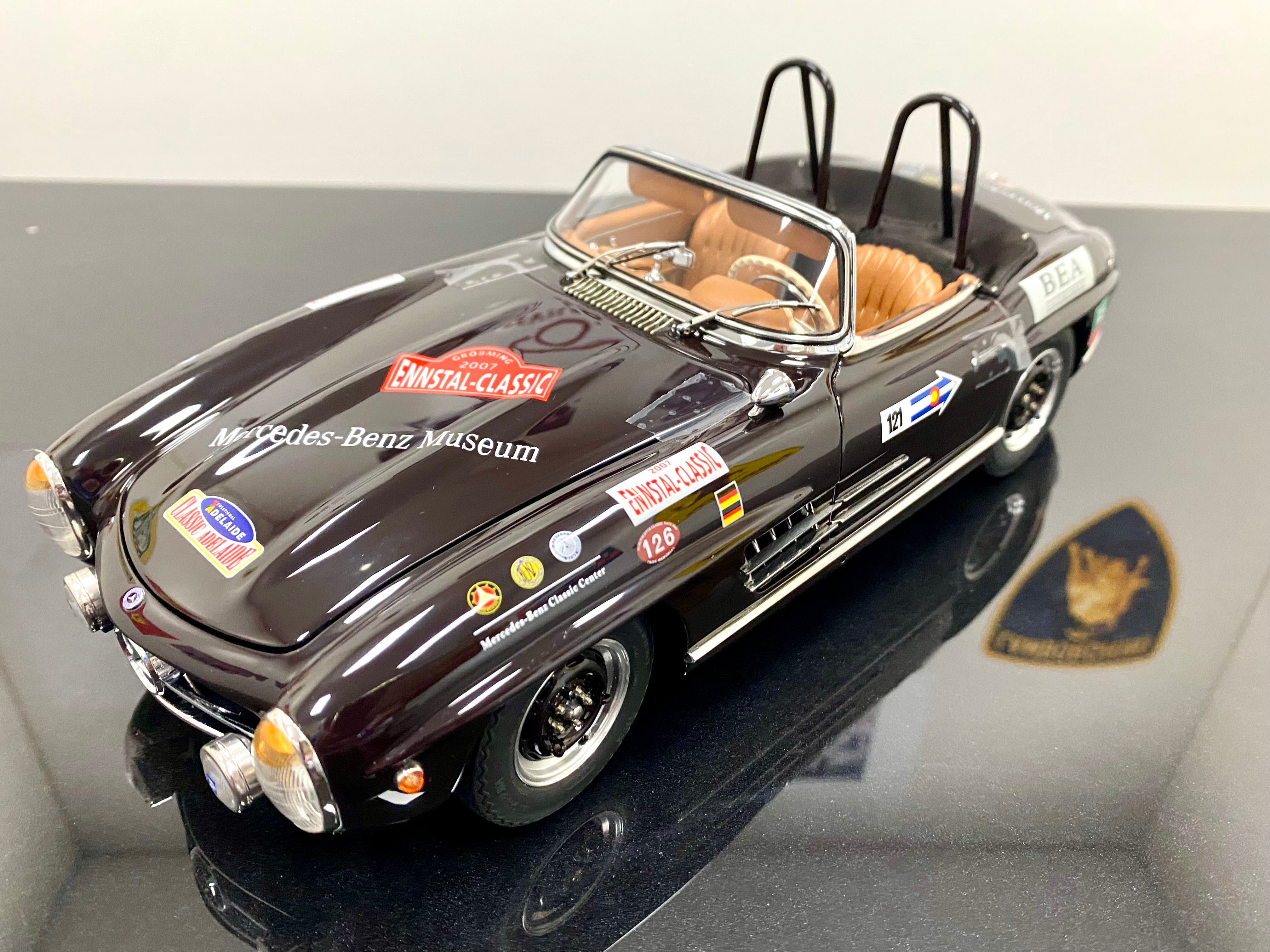 CMC 1:18 scale Mercedes 300SL M295 roadster open racing version