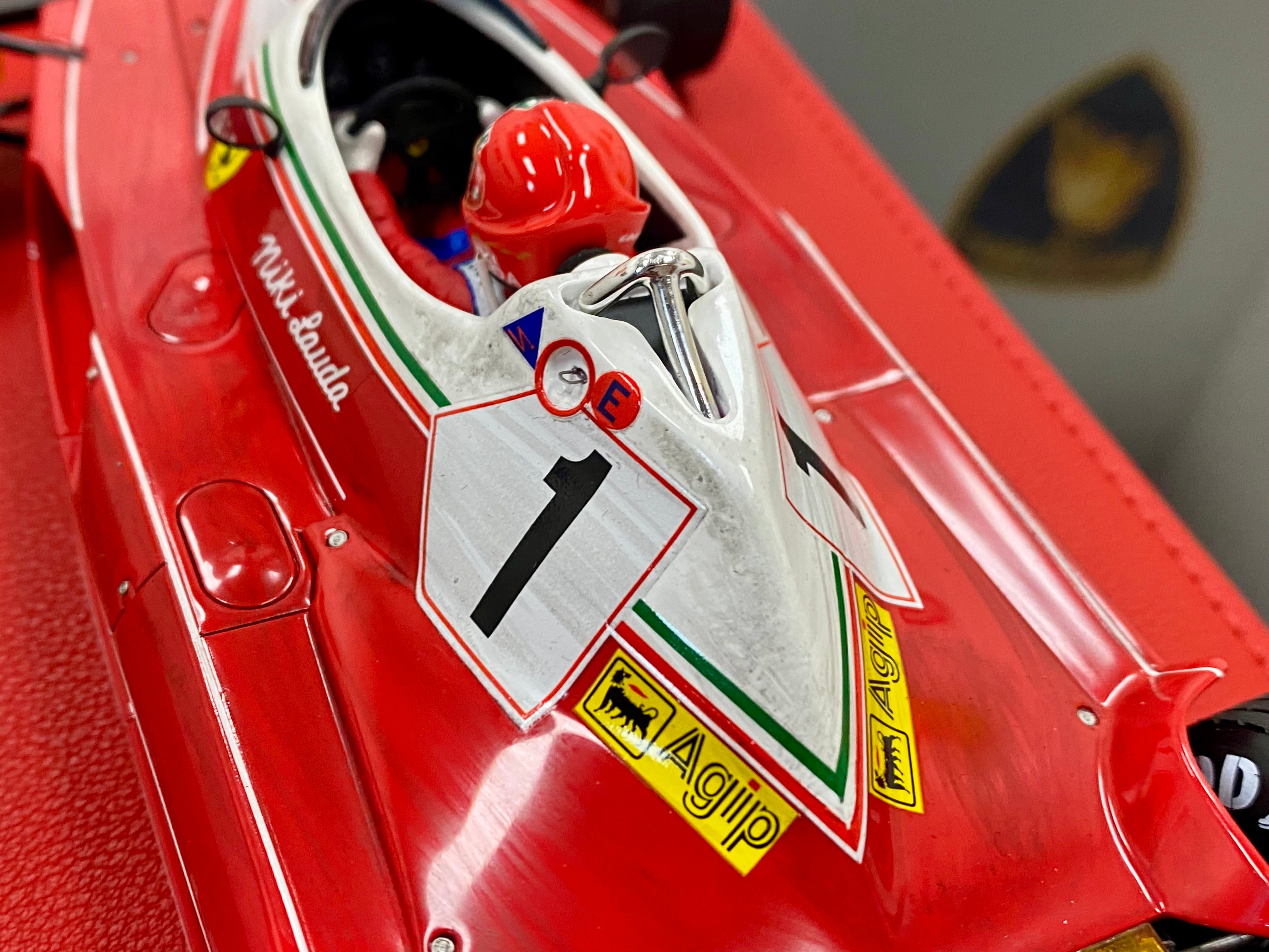 1:18 Ferrari 312 T2 #1 Niki Lauda race weathered 1976 Japanese GP