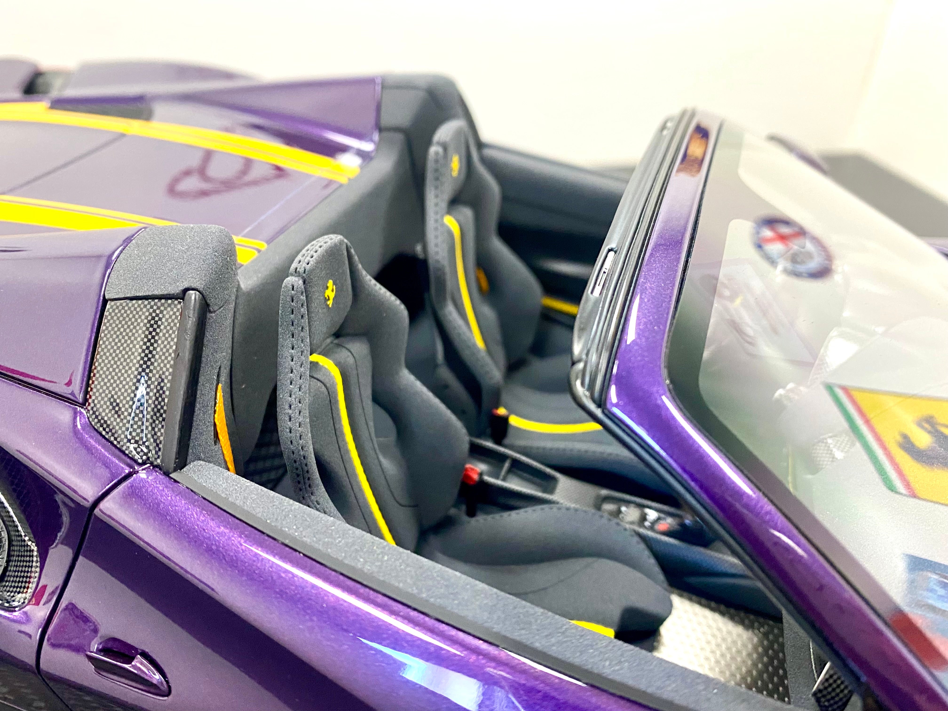 BBR Ferrari 488 Pista Spider 1:12 scale Viola Vio – Revilo Model Cars