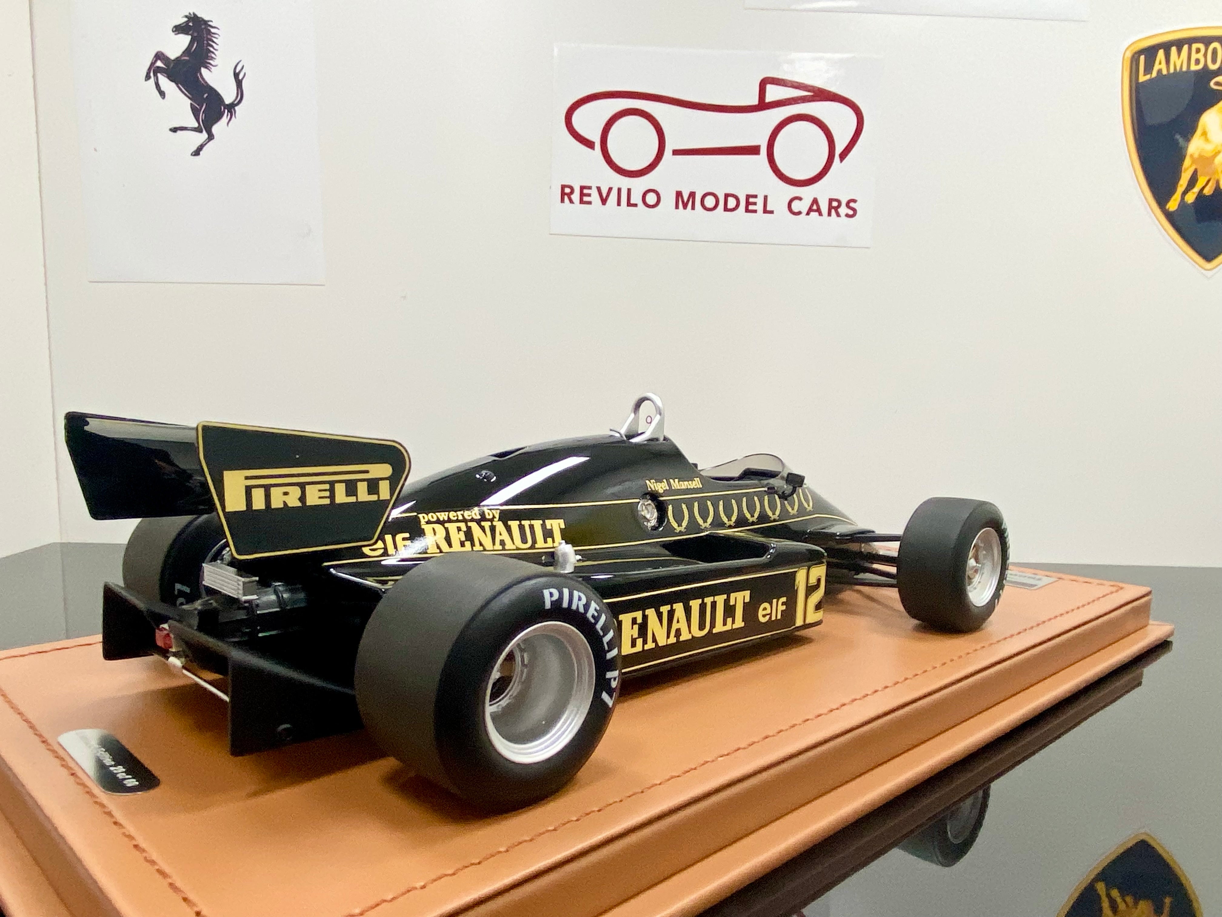 1:18 scale Lotus 94T Mansell #12 1983 British Grand Prix winner