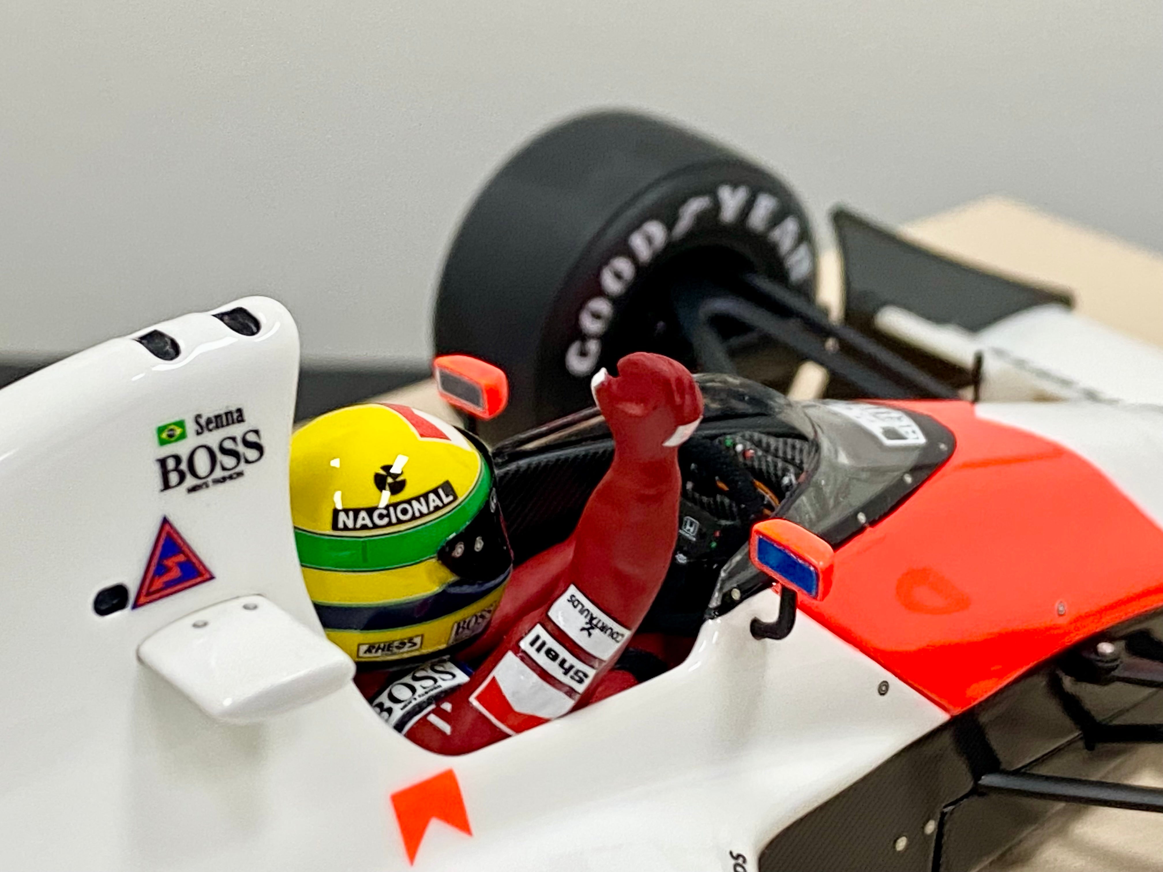 McLaren MP4/5B #27 Monaco 1990 1:18 Scale Ayrton Senna World Champion