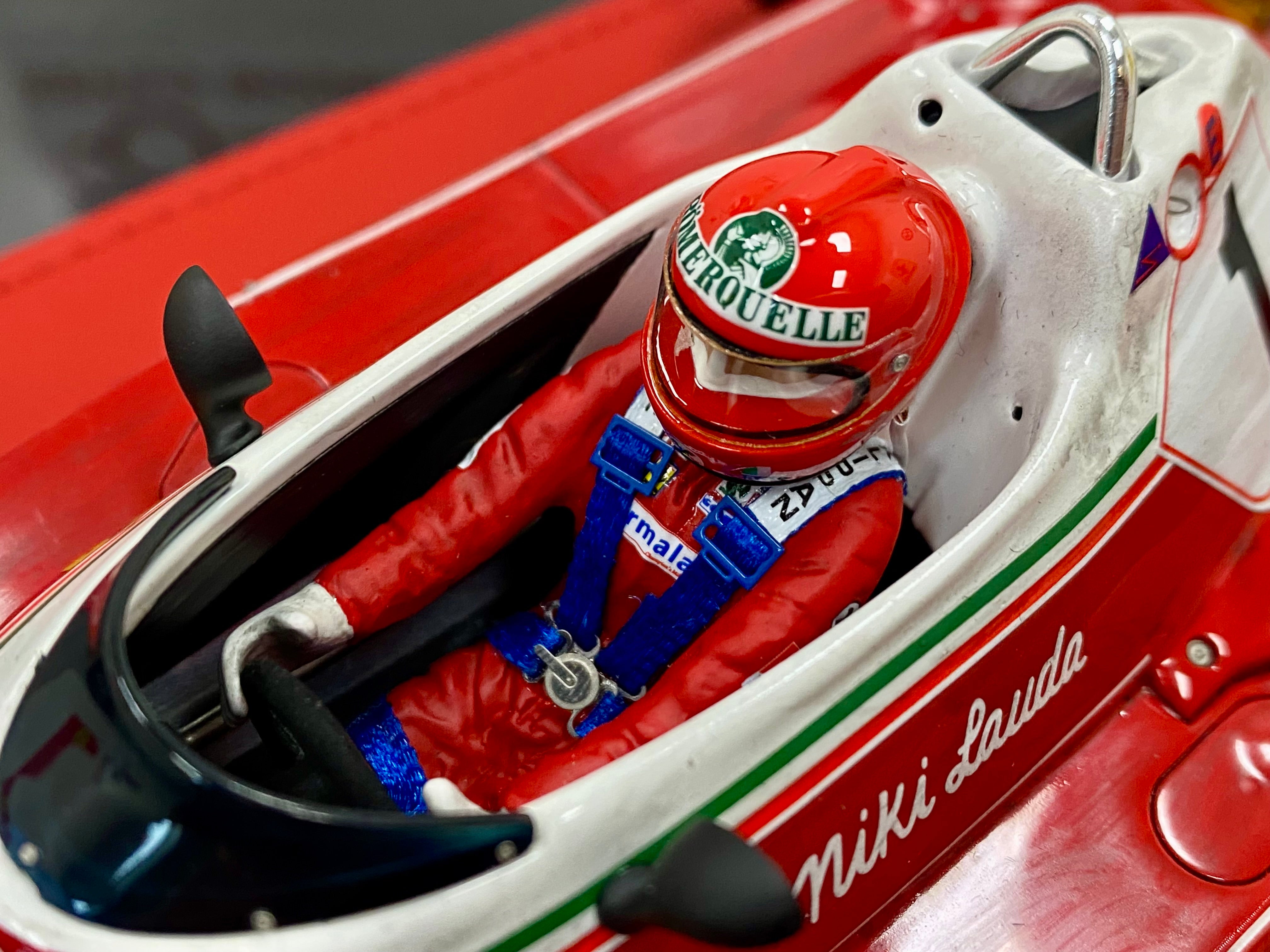 1:18 Ferrari 312 T2 #1 Niki Lauda race weathered 1976 Japanese GP