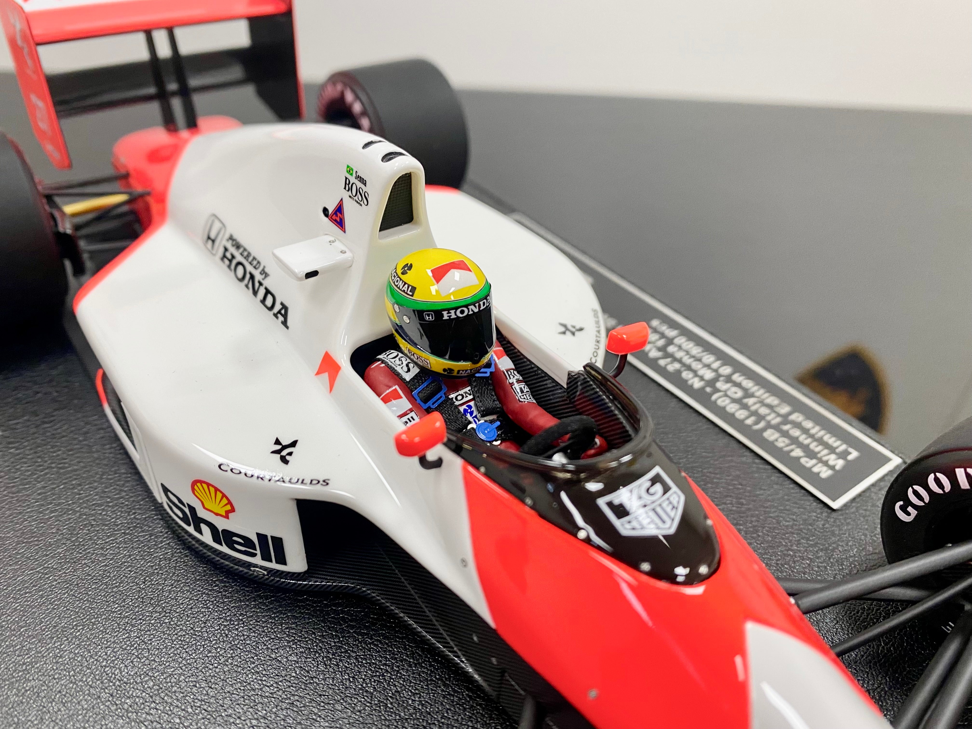 McLaren MP4/5B #27 Monza 1990 1:18 Scale Ayrton Senna World Champion