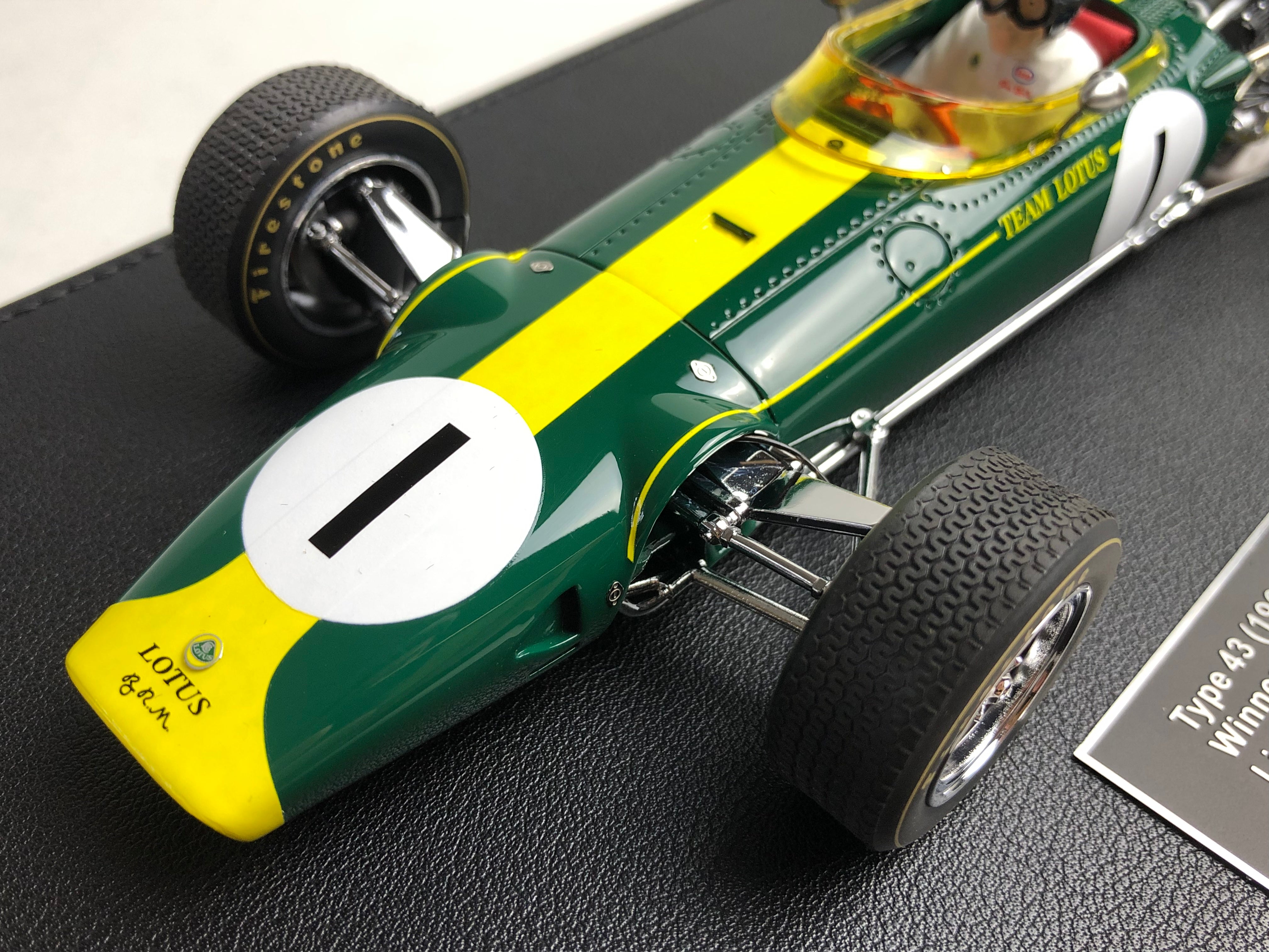 1:18 scale Lotus 43 Jim Clark #1 1966 US Grand Prix winner