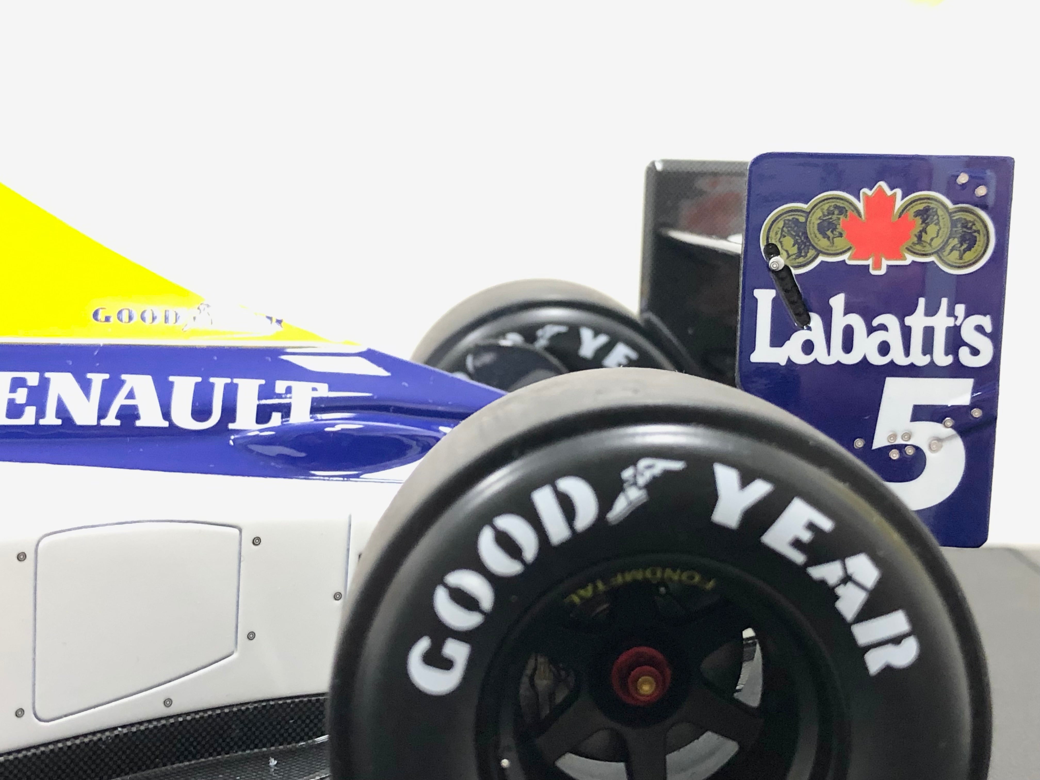 1:12 scale Williams FW14/B winner British Grand Prix 1992 Mansell