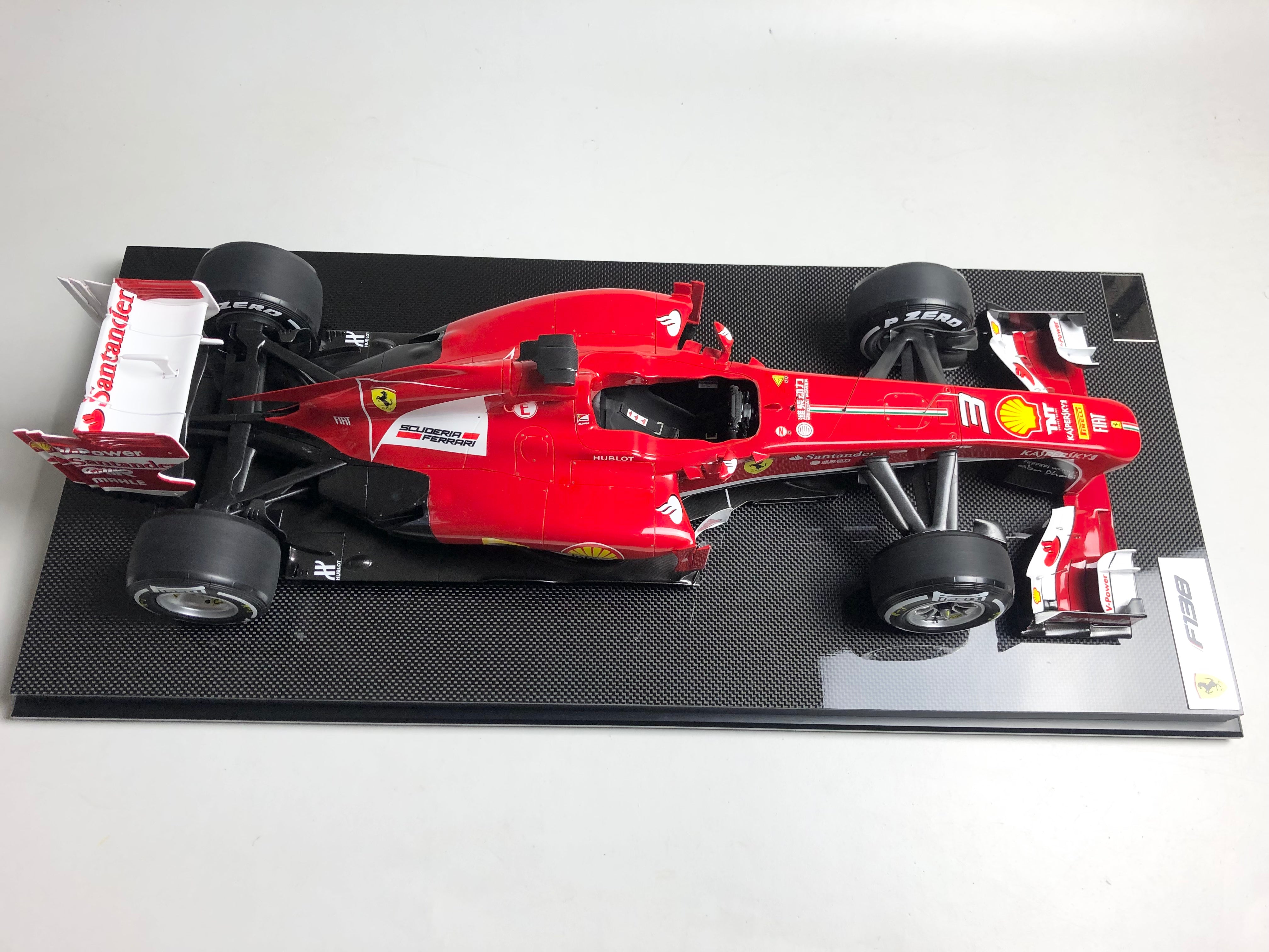 Amalgam 1:8 scale Ferrari F138, Alonso, winner Spain 2013