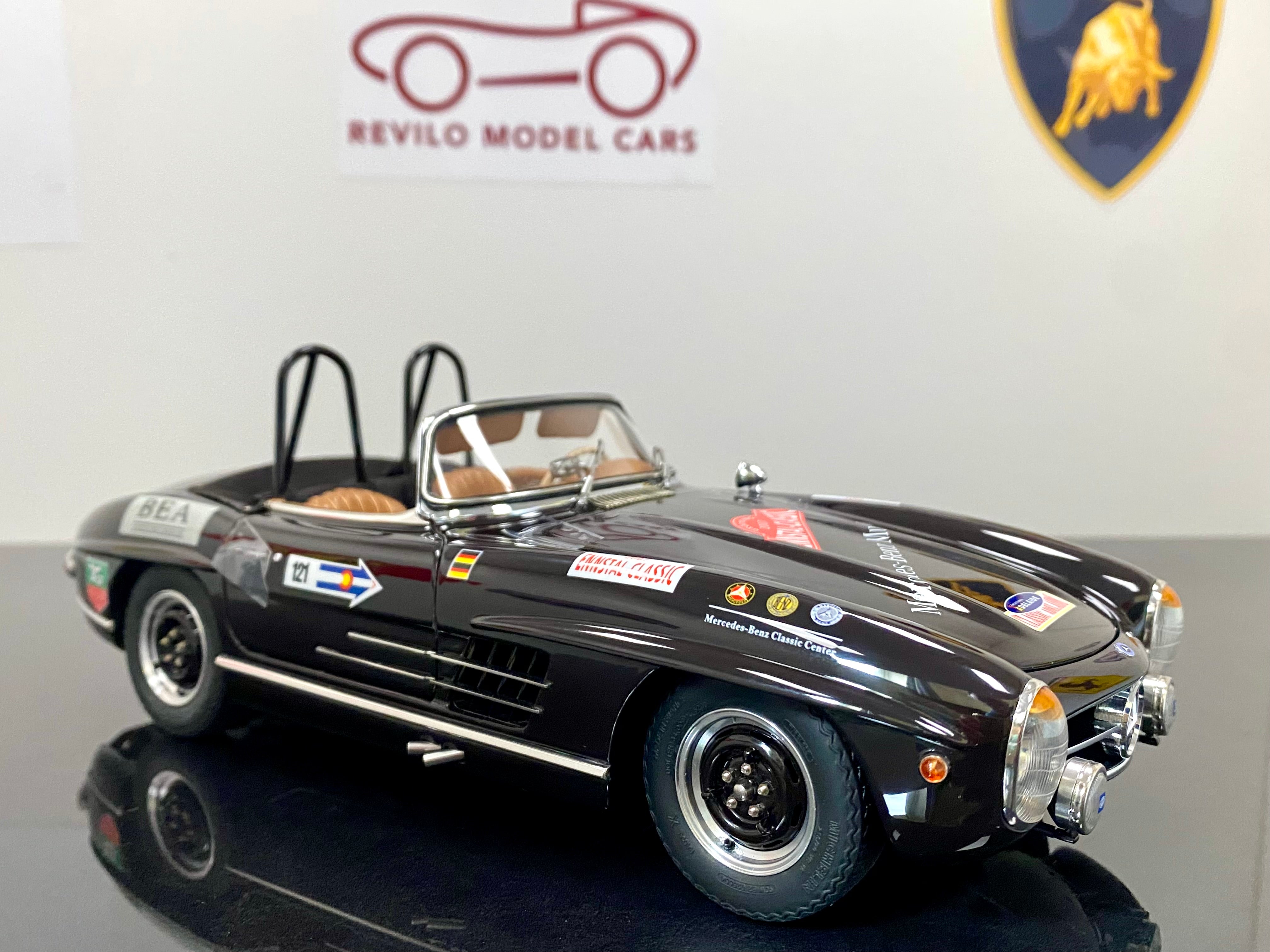 CMC 1:18 scale Mercedes 300SL M295 roadster open racing version