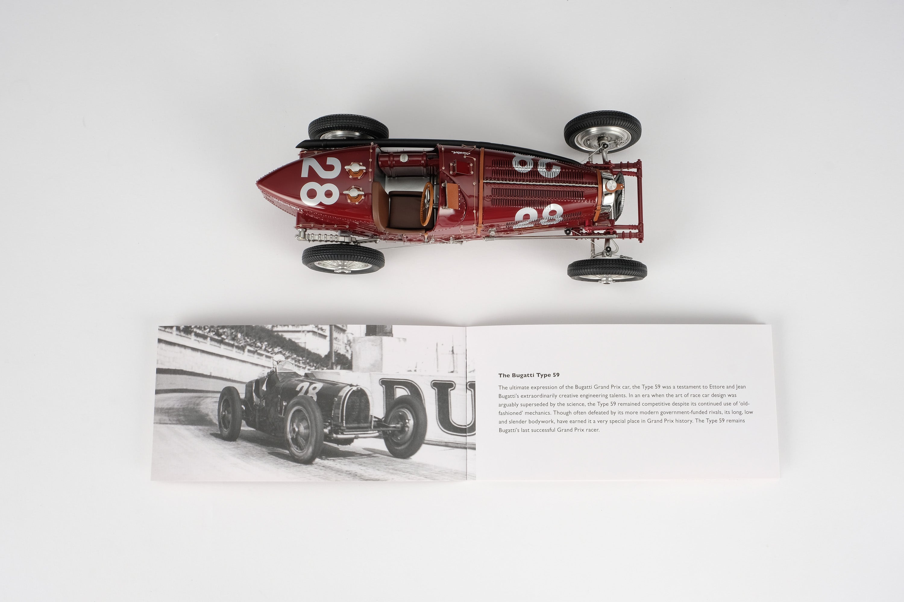 Amalgam 1:18 scale Bugatti T59 1934 Monaco GP Nuvolari