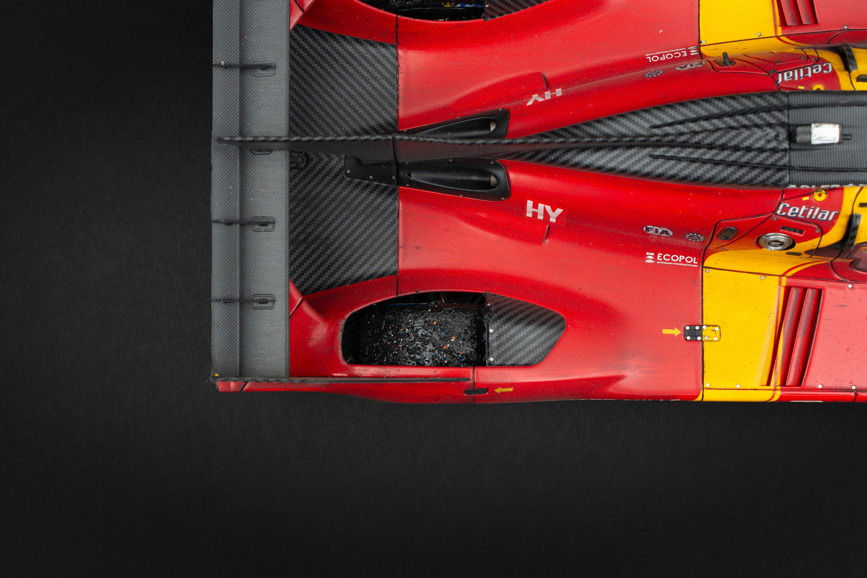 Amalgam 1:18 Ferrari 499P #51 2023 Le Mans Winner WEATHERED