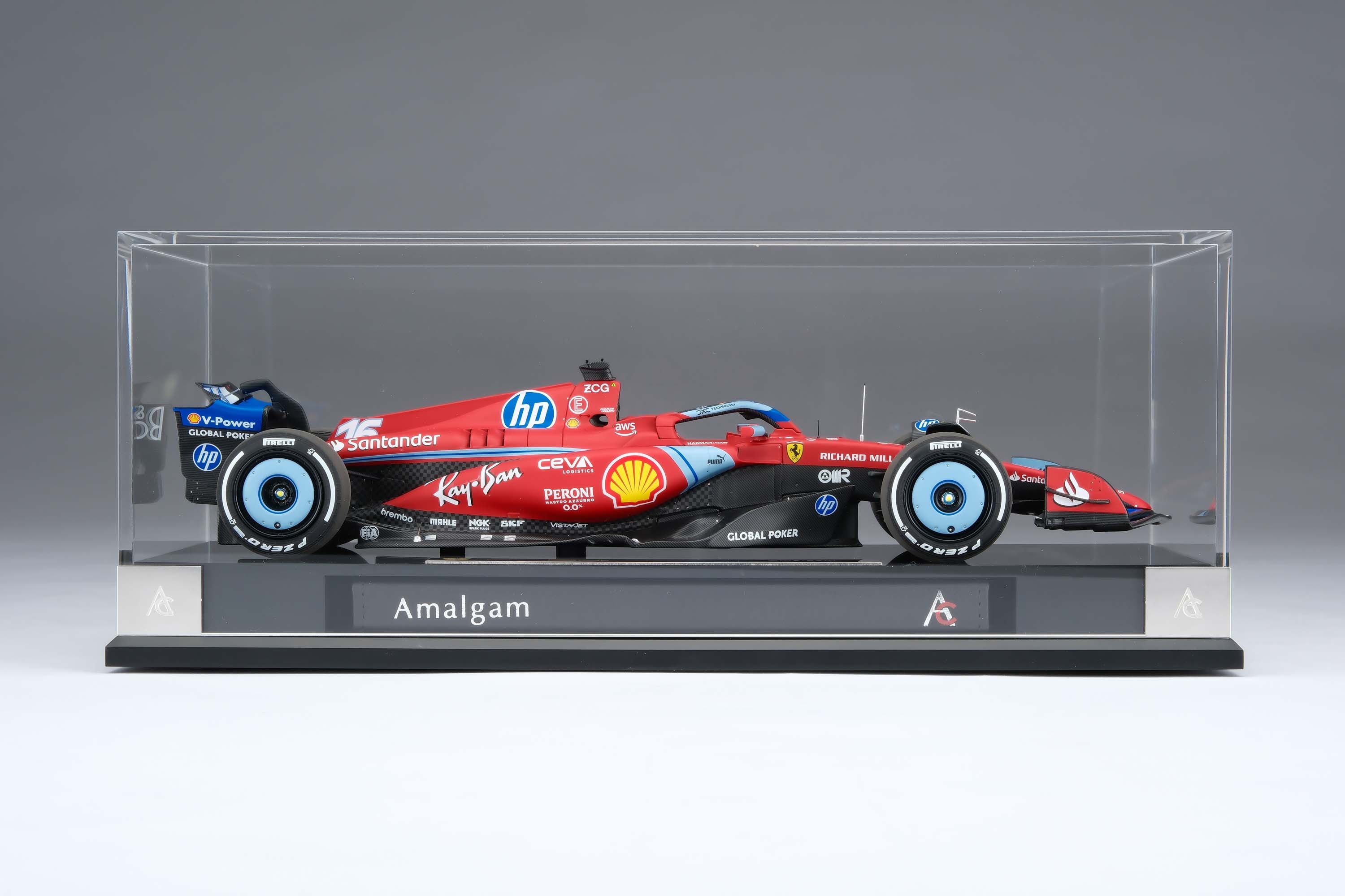 Amalgam Ferrari F1-24 Miami GP 1:18 scale 2024 #16 Leclerc