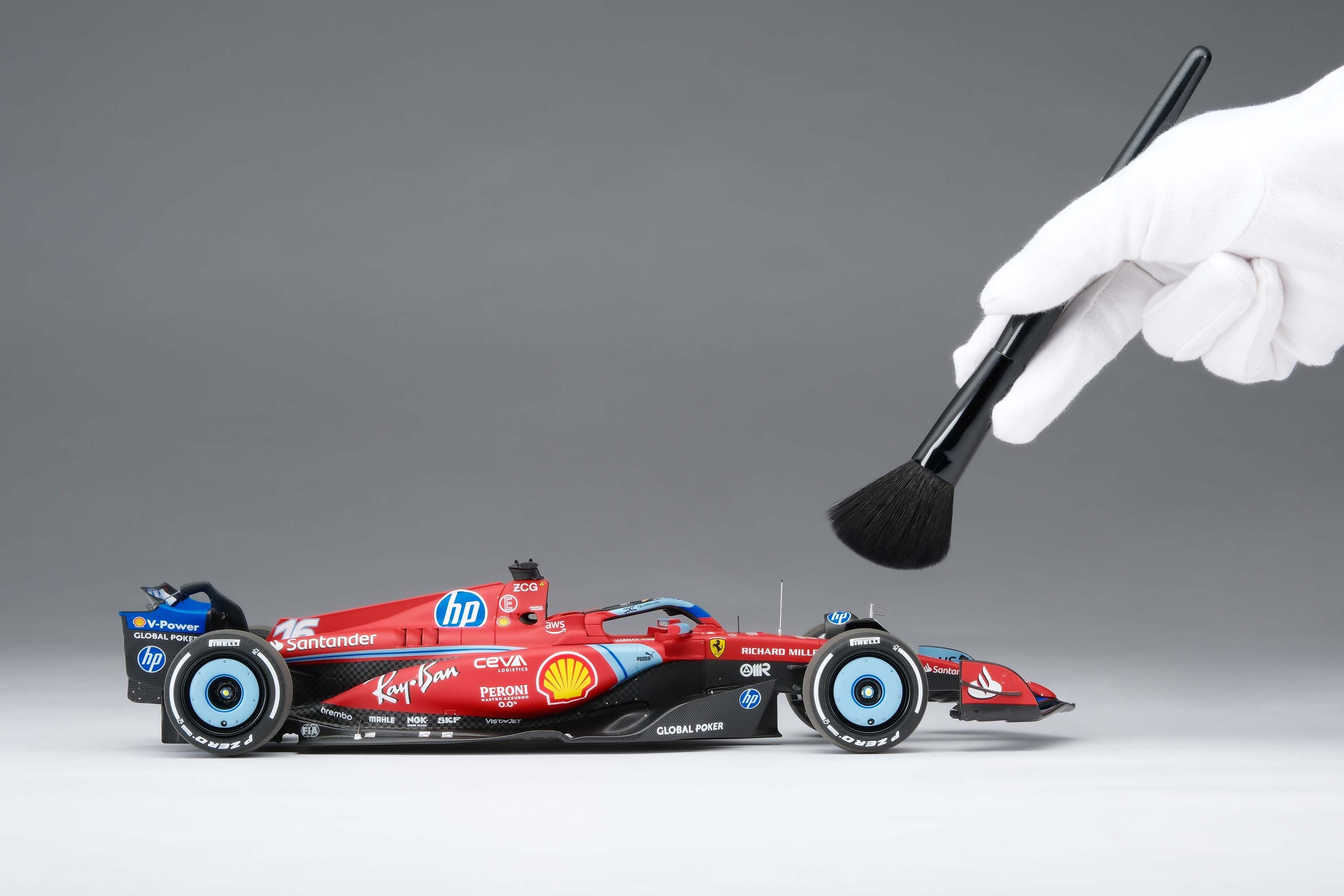 Amalgam Ferrari F1-24 Miami GP 1:18 scale 2024 #16 Leclerc