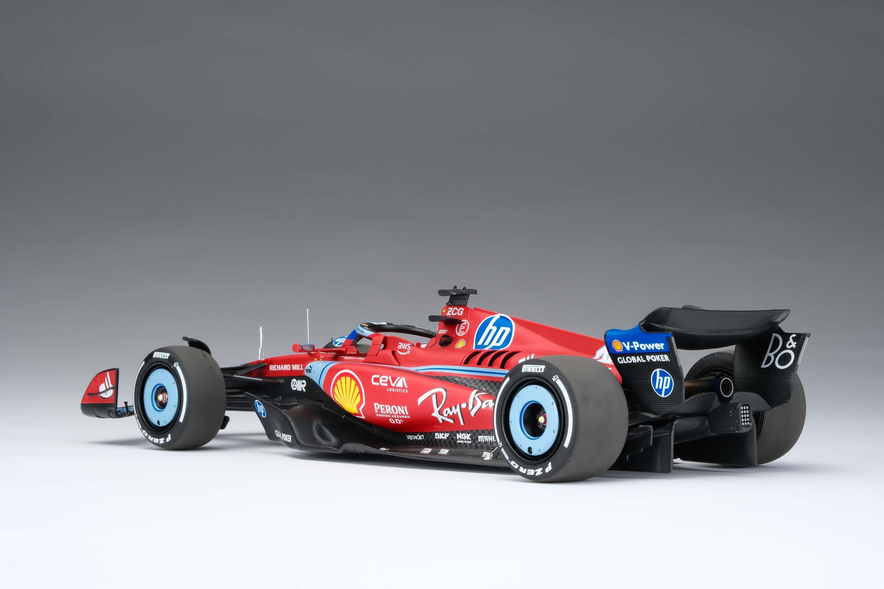 Amalgam Ferrari F1-24 Miami GP 1:18 scale 2024 #16 Leclerc