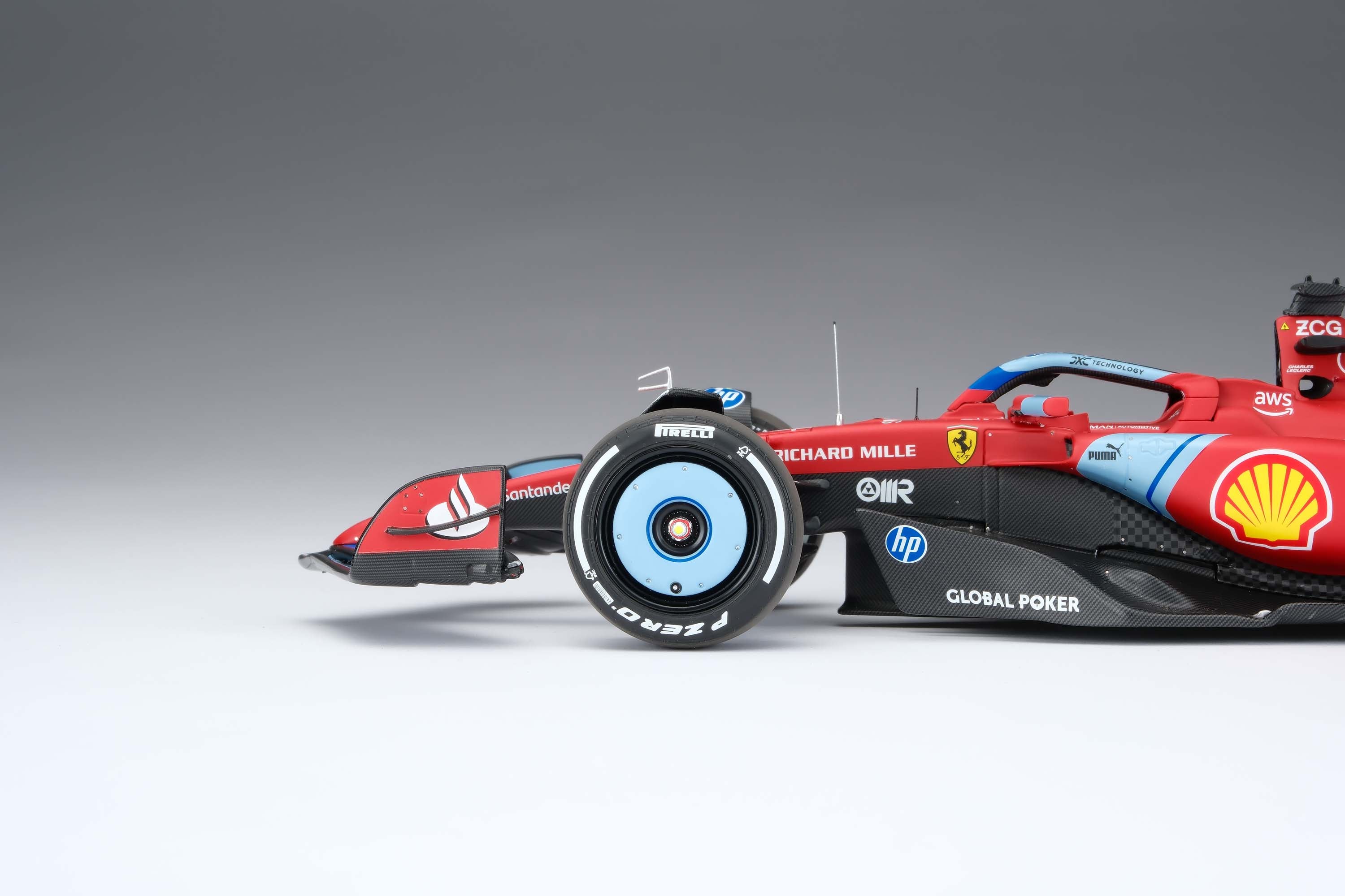 Amalgam Ferrari F1-24 Miami GP 1:18 scale 2024 #16 Leclerc