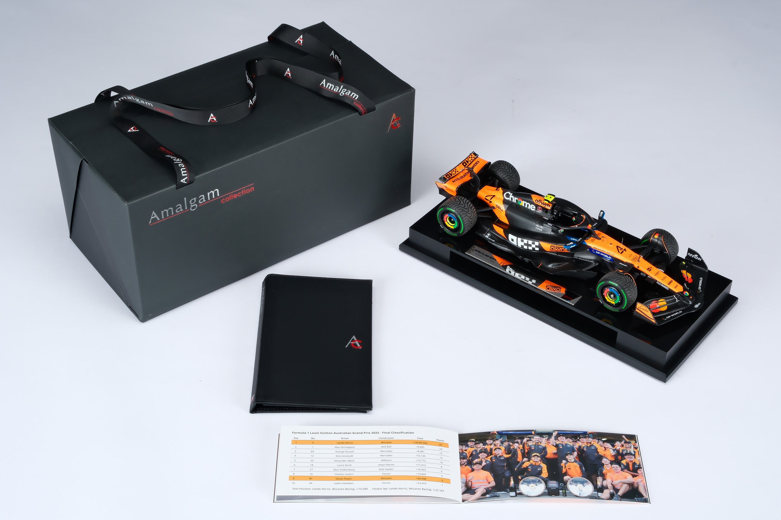Amalgam McLaren MCL39 1:18 scale #4 Norris World Champion