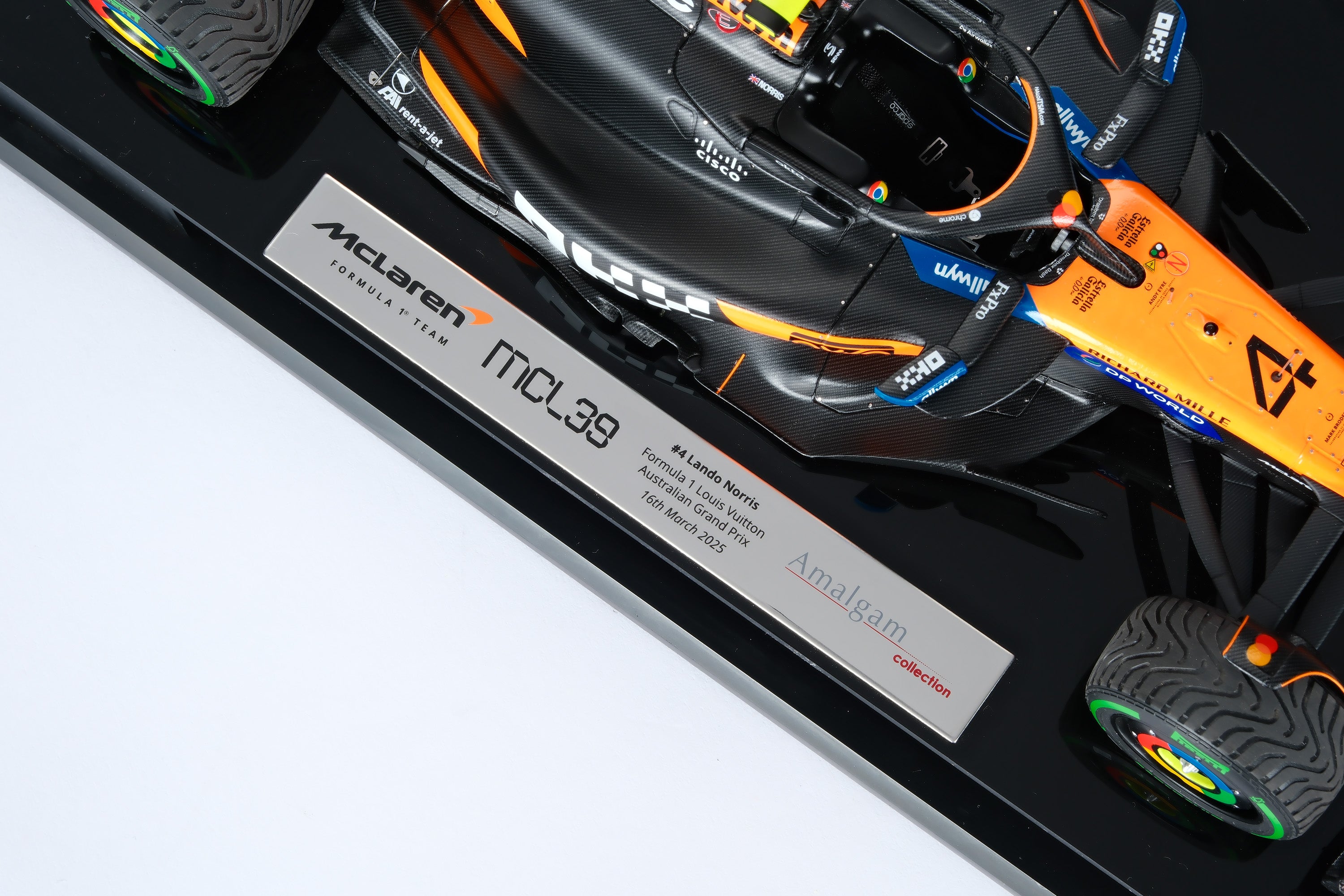 Amalgam McLaren MCL39 1:18 scale #4 Norris World Champion