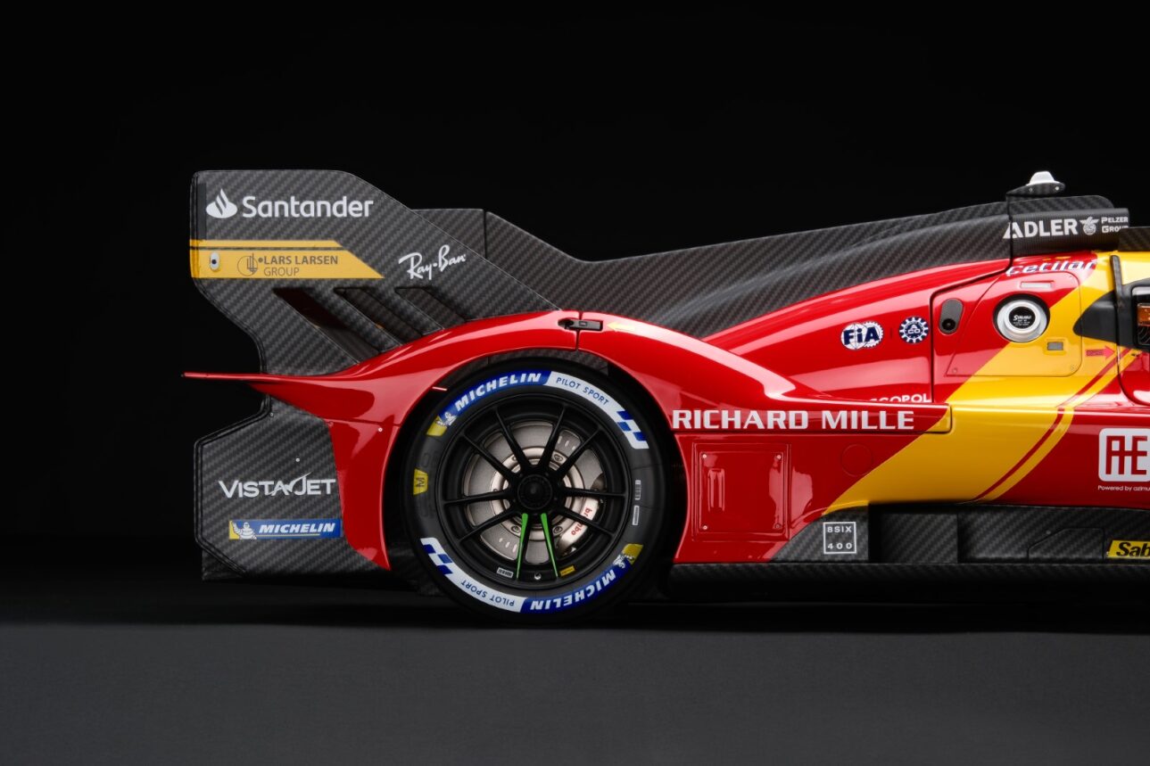 Amalgam 1:8 scale Ferrari 499P 2023 Le Mans Winner